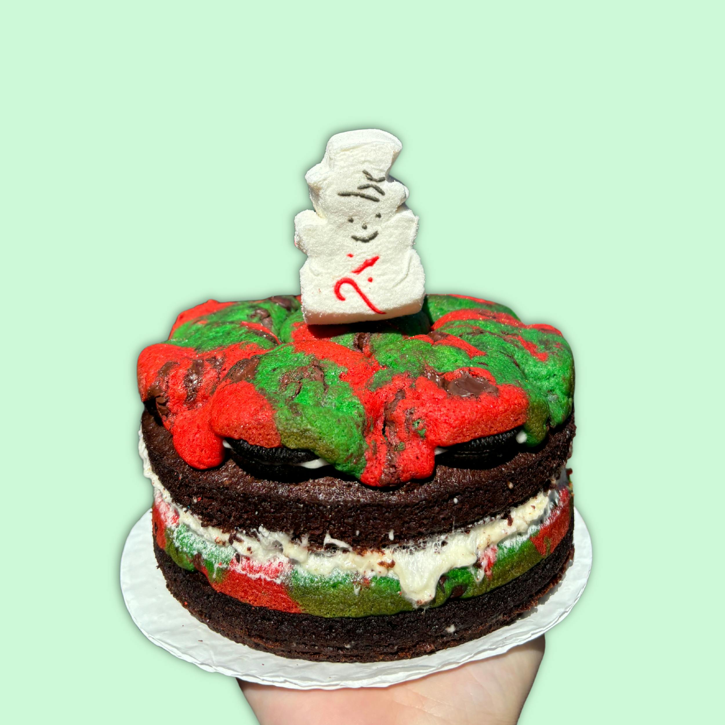 Stacked Holiday Brookie Cake by Baked in Color - Alternate image 4