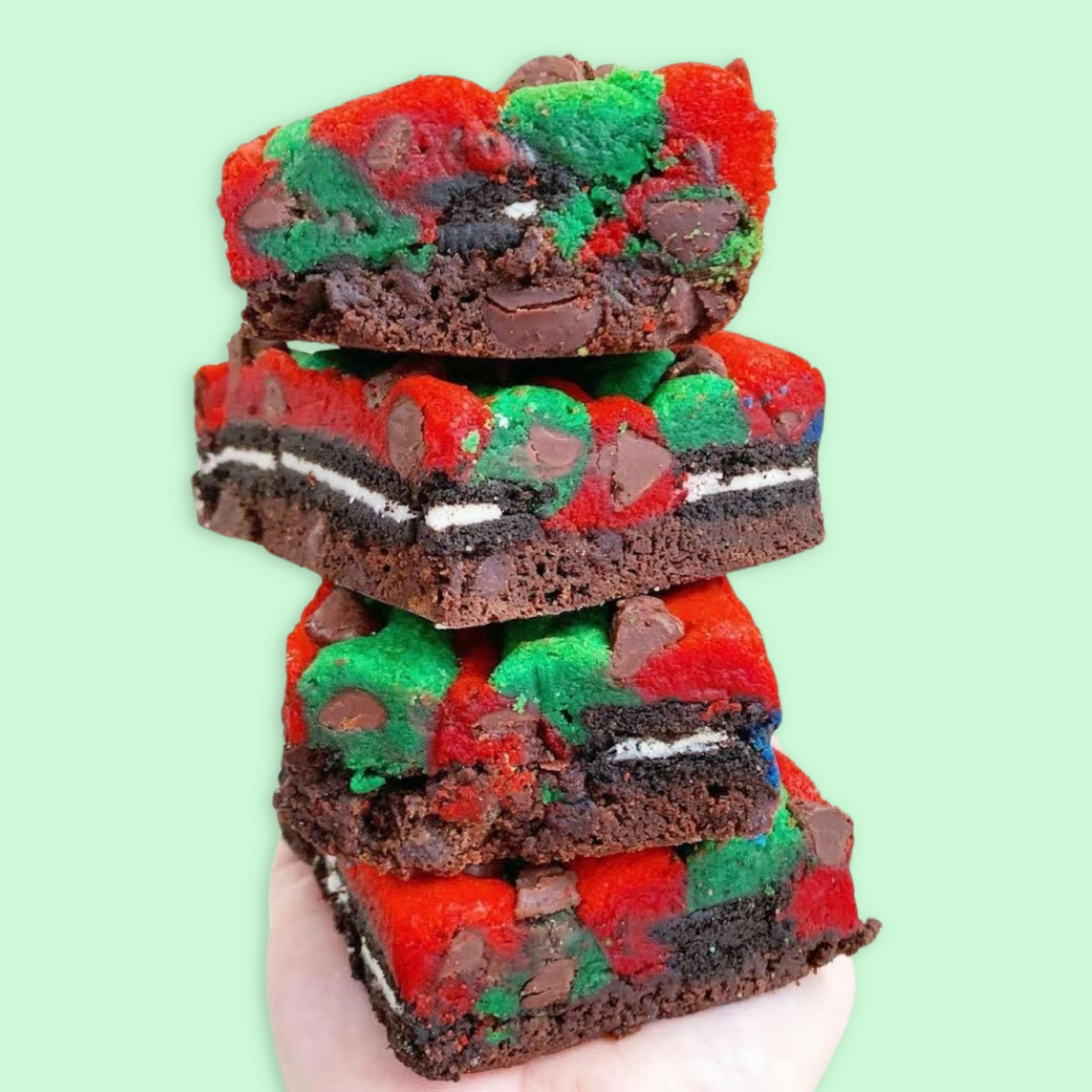 Christmas Oreo Brookie + Cookie Combo - 16 Pack by Baked in Color - Alternate image 2