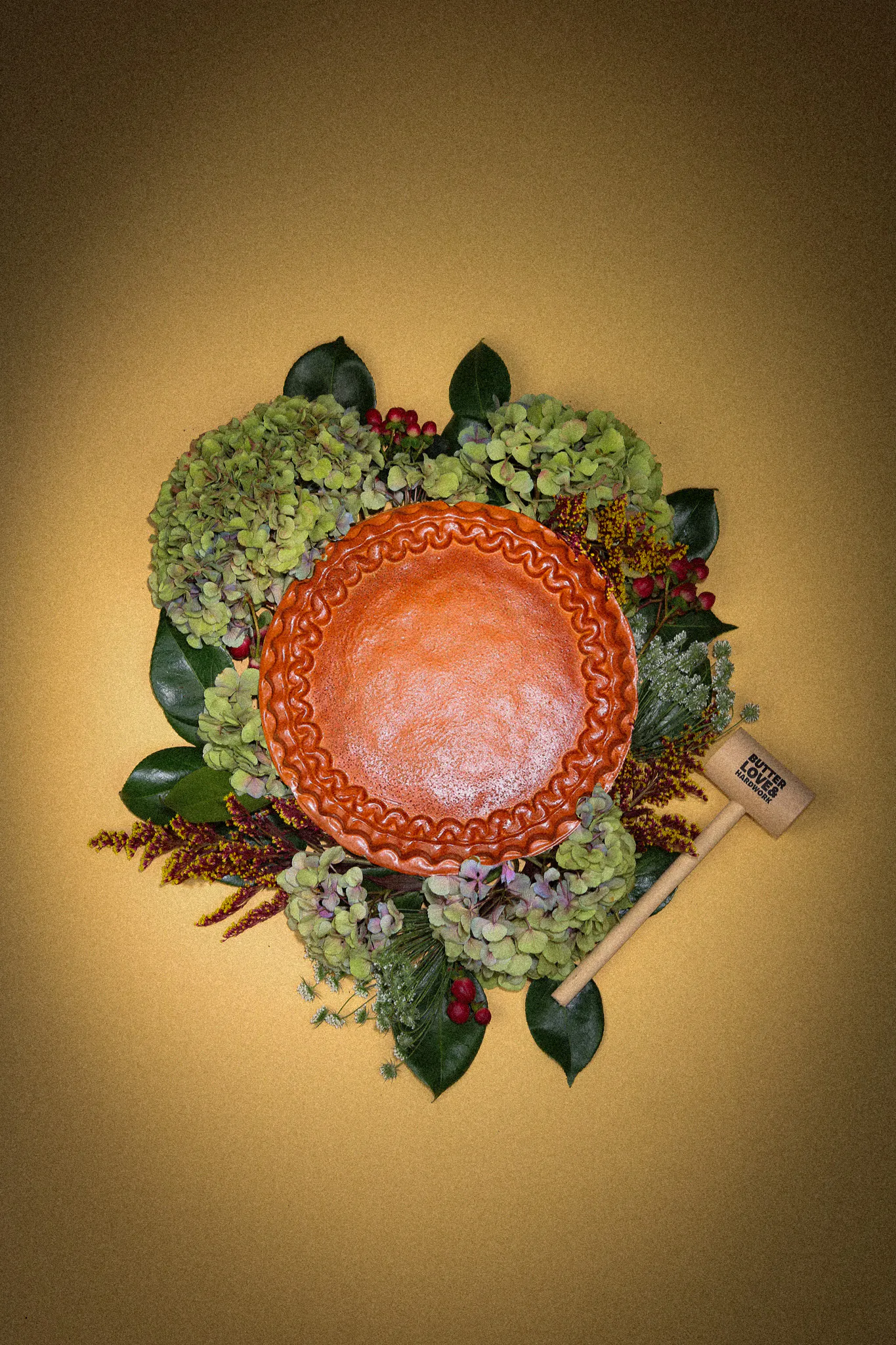 Breakable Chocolate Pumpkin Pie Gift Box by Butter Love & Hardwork - Alternate image 1