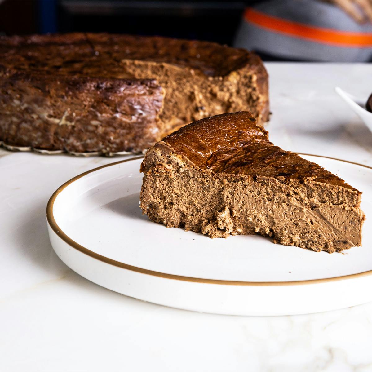 Chocolate Burnt Basque Cheesecake by Chèvre Cheesecake - Alternate image 4