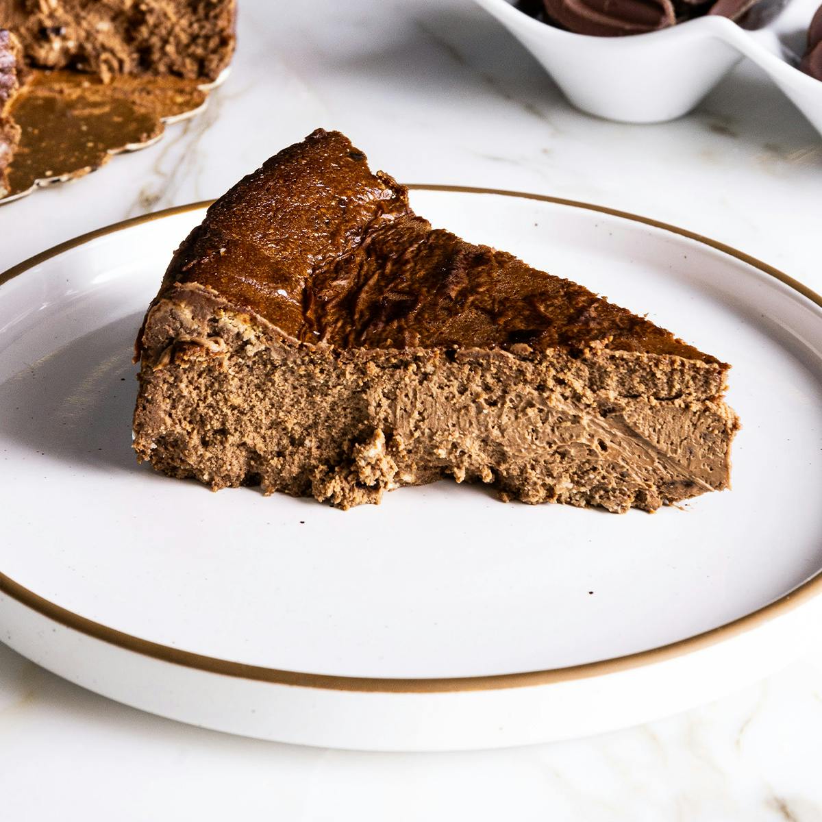 Chocolate Burnt Basque Cheesecake by Chèvre Cheesecake - Alternate image 3