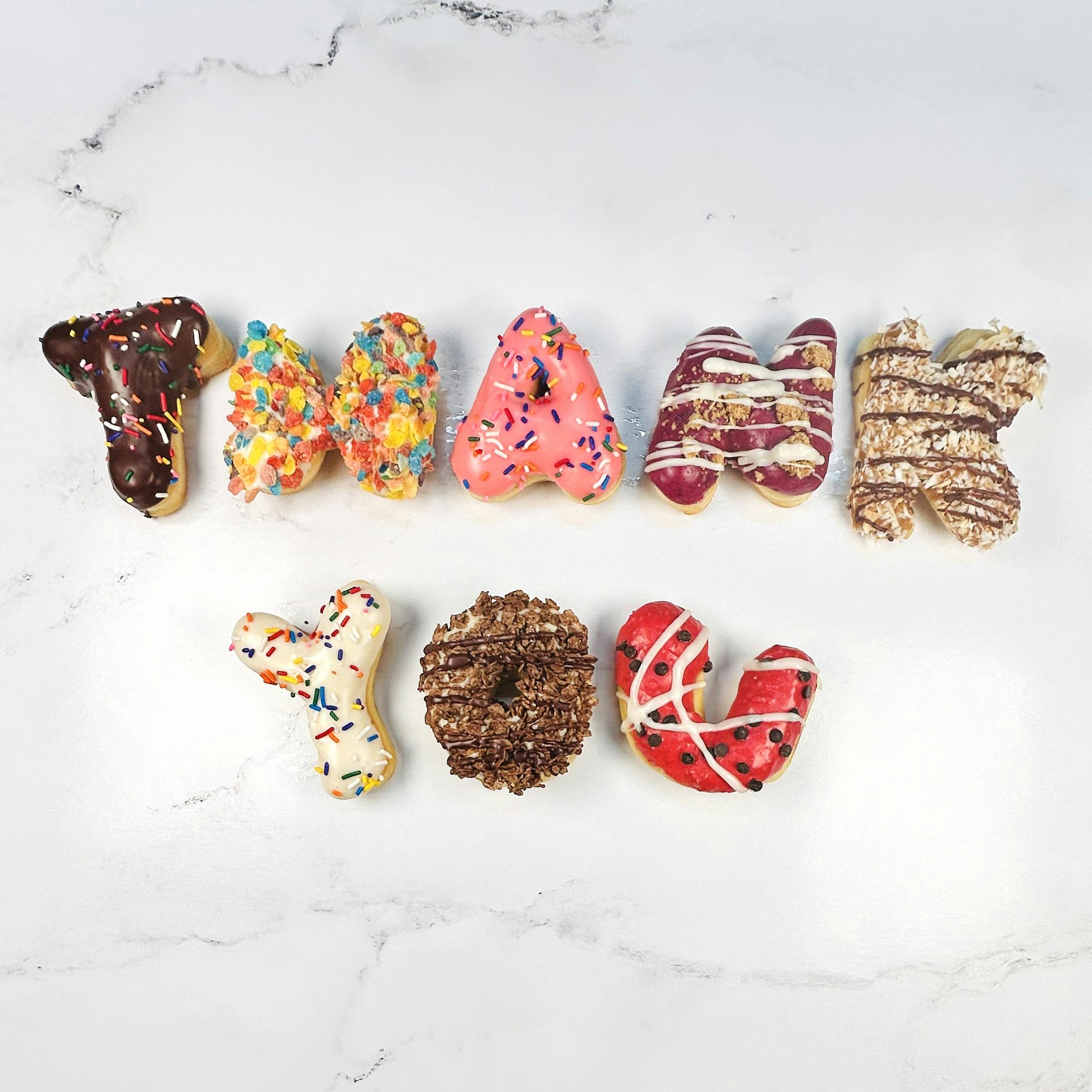 "Thank You" Donuts by Angel Food Bakery