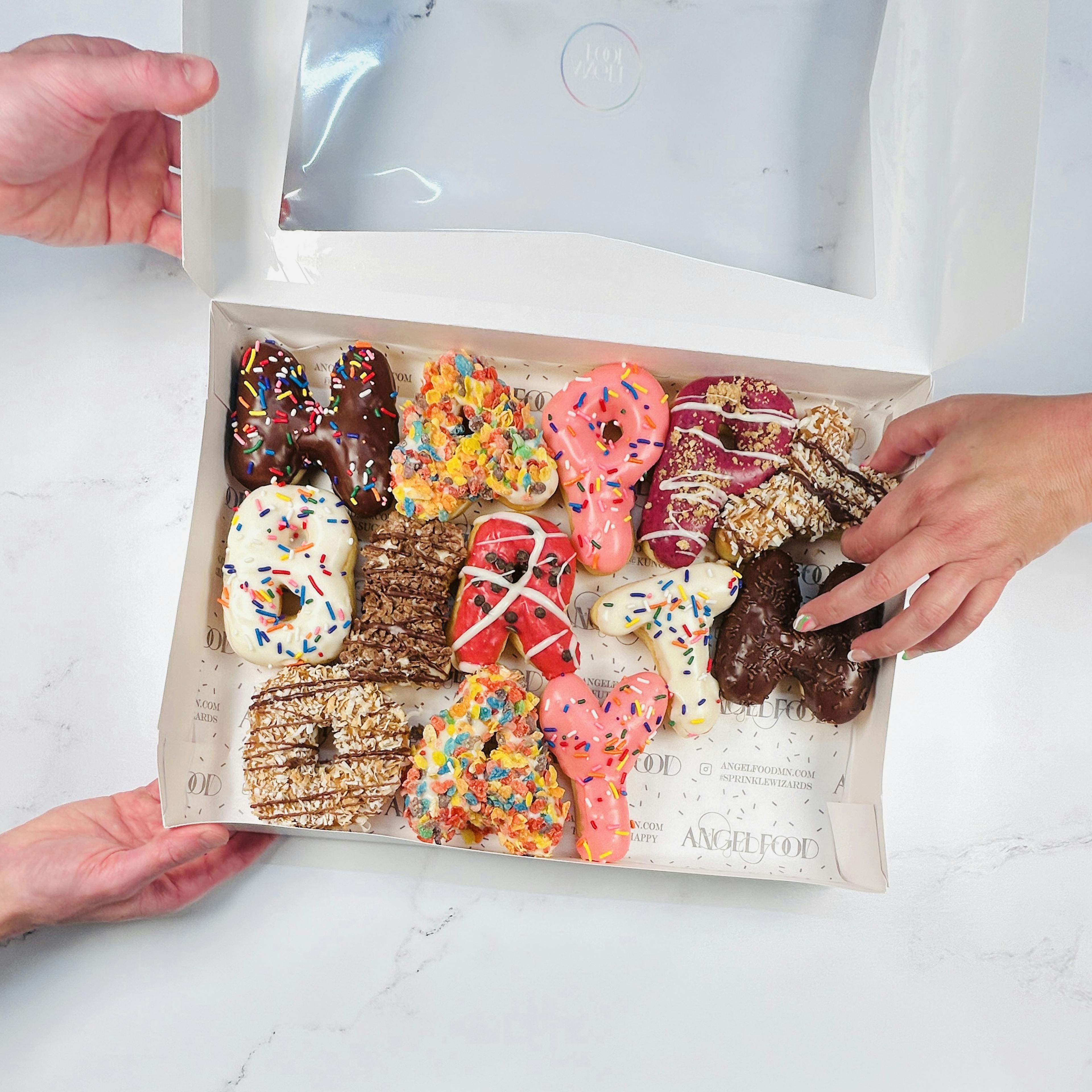 "Happy Birthday" Donuts by Angel Food Bakery - Alternate image 2