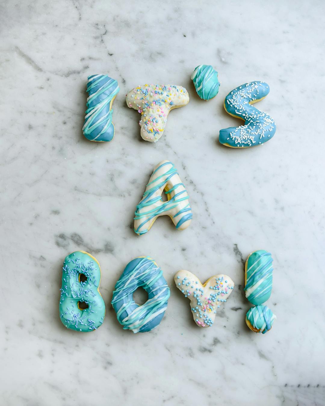 "It's A Boy!" Donuts by Angel Food Bakery