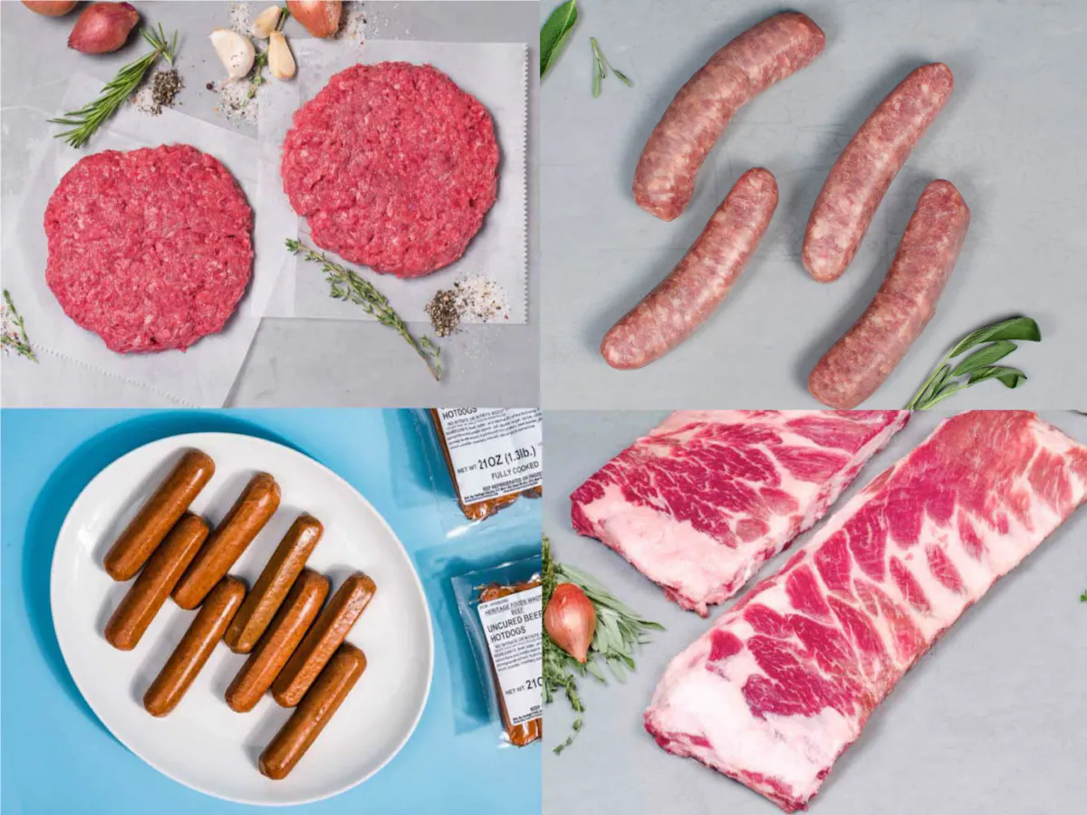 Food Sampler Look Essential Grill Sampler for 12-14 by Heritage Foods | Goldbelly