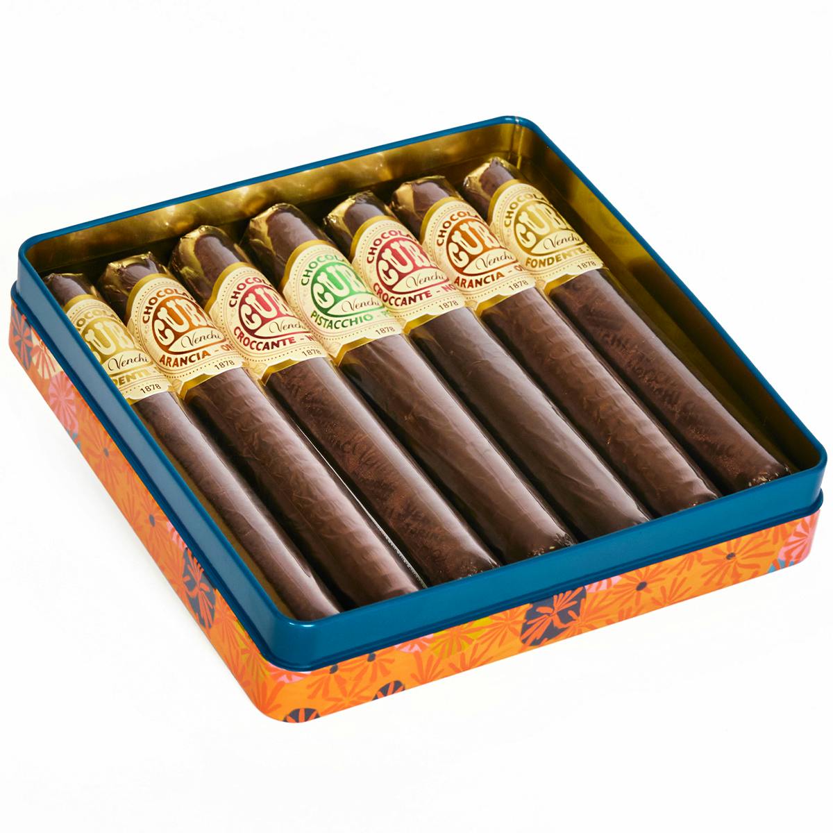 Assorted Chocolate Cigar Box - 7 Pack by Venchi - Alternate image 1