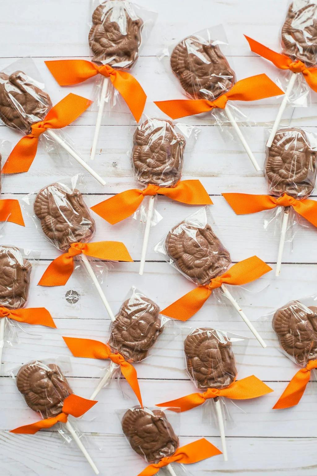 Milk Chocolate Turkey Lollipops - 10 Pack by Sugar Plum
