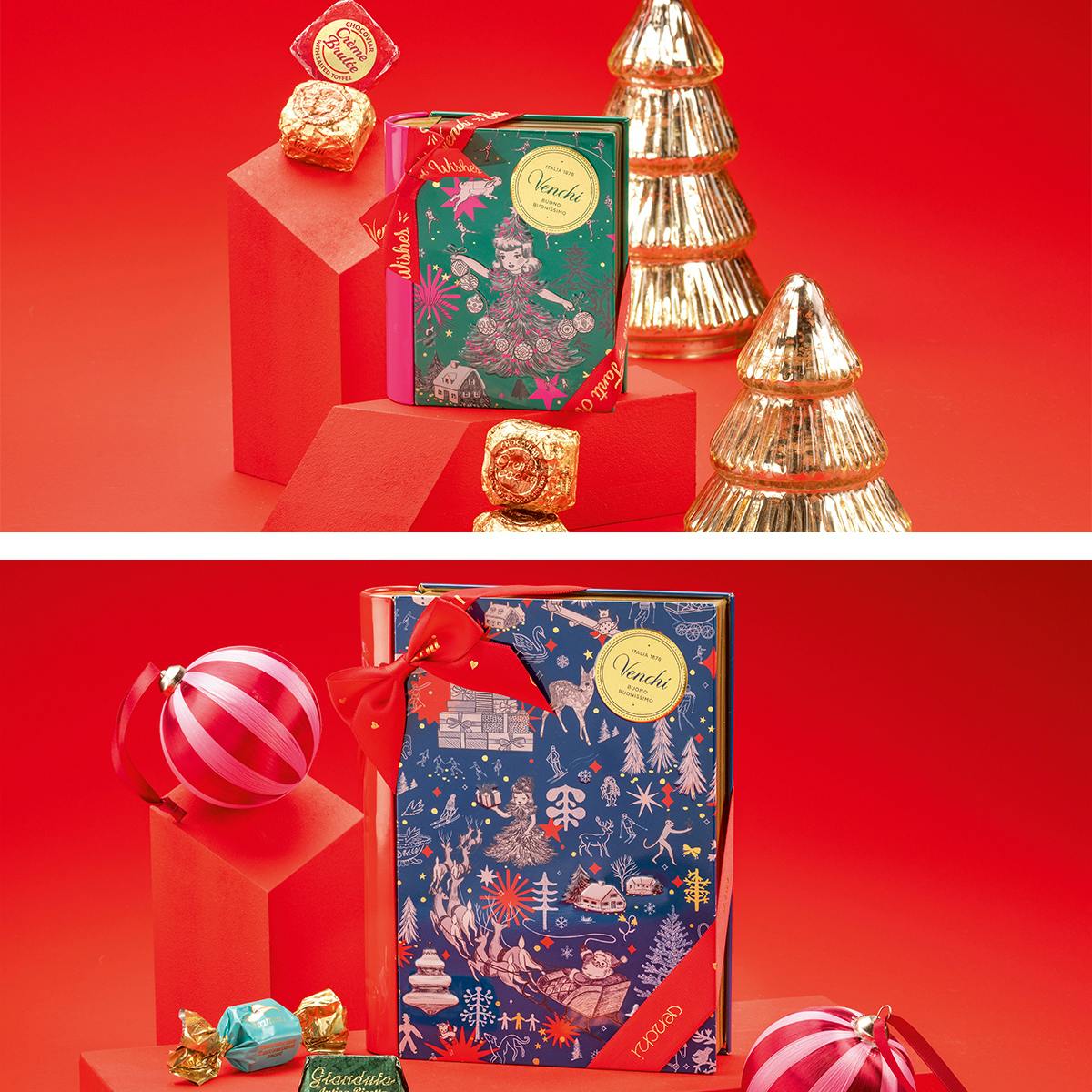 Venchi X Anna Higgie Holiday Book Bundle by Venchi | Goldbelly