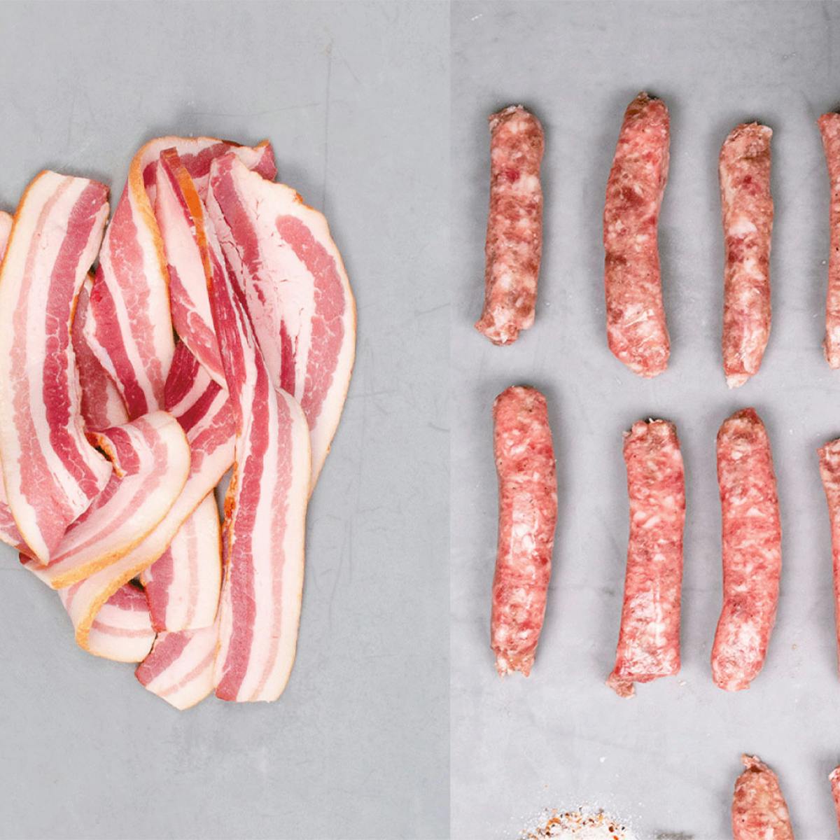 Breakfast Sausage + Bacon Combo - 4 Pack by Heritage Foods