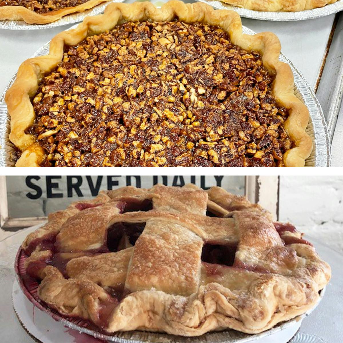 Bourbon Pecan + Winter Fruit Pie - 2 Pack by Two Fat Cats Bakery
