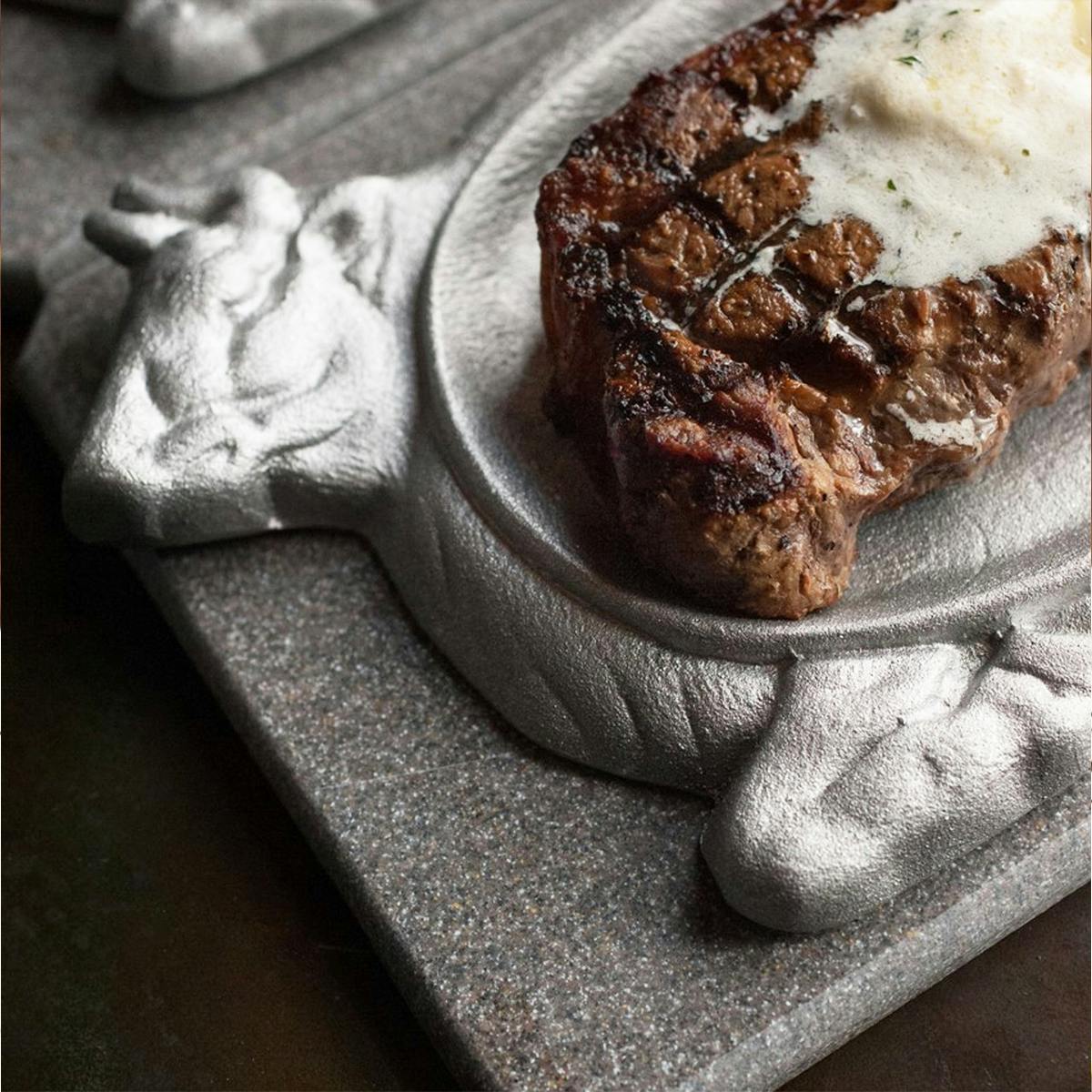 "Sizzling Cow" Serving Platter by Taste of Texas - Alternate image 1