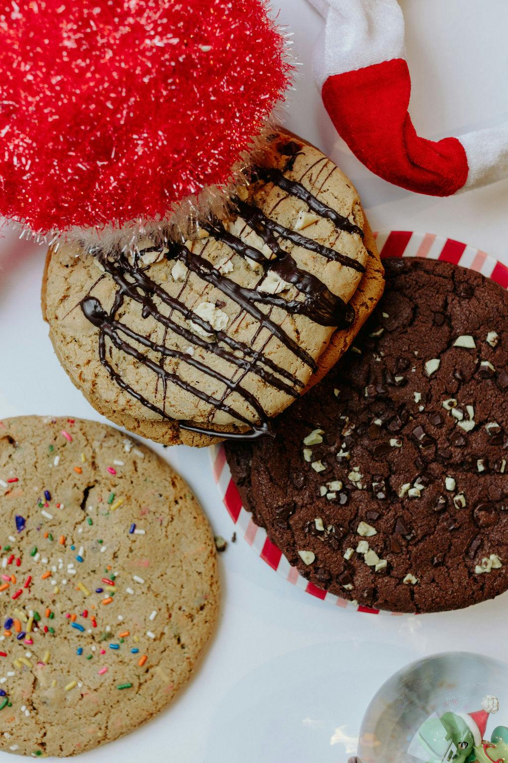 Christmas Assorted GIANT Cookies by T-Rex Cookie Company - Alternate image 1