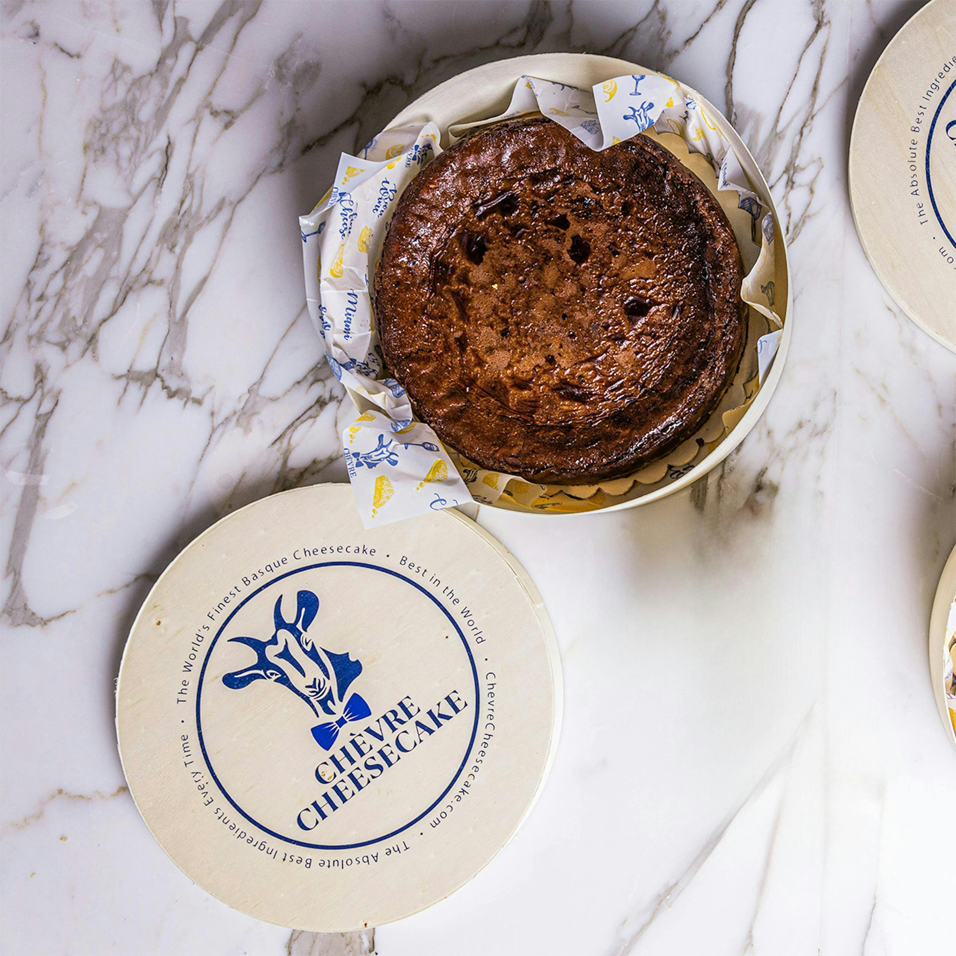 Mini Chocolate Burnt Basque Cheesecake by Chèvre Cheesecake - Alternate image 3