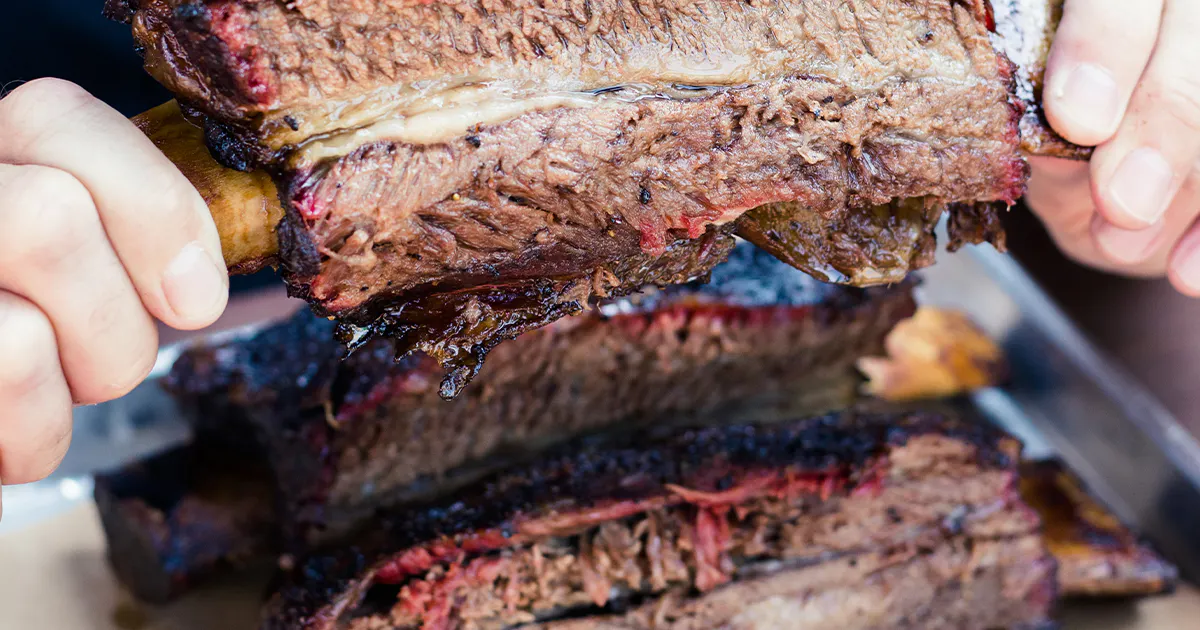 Giant Smoked Beef Ribs by Black's Barbecue | Goldbelly