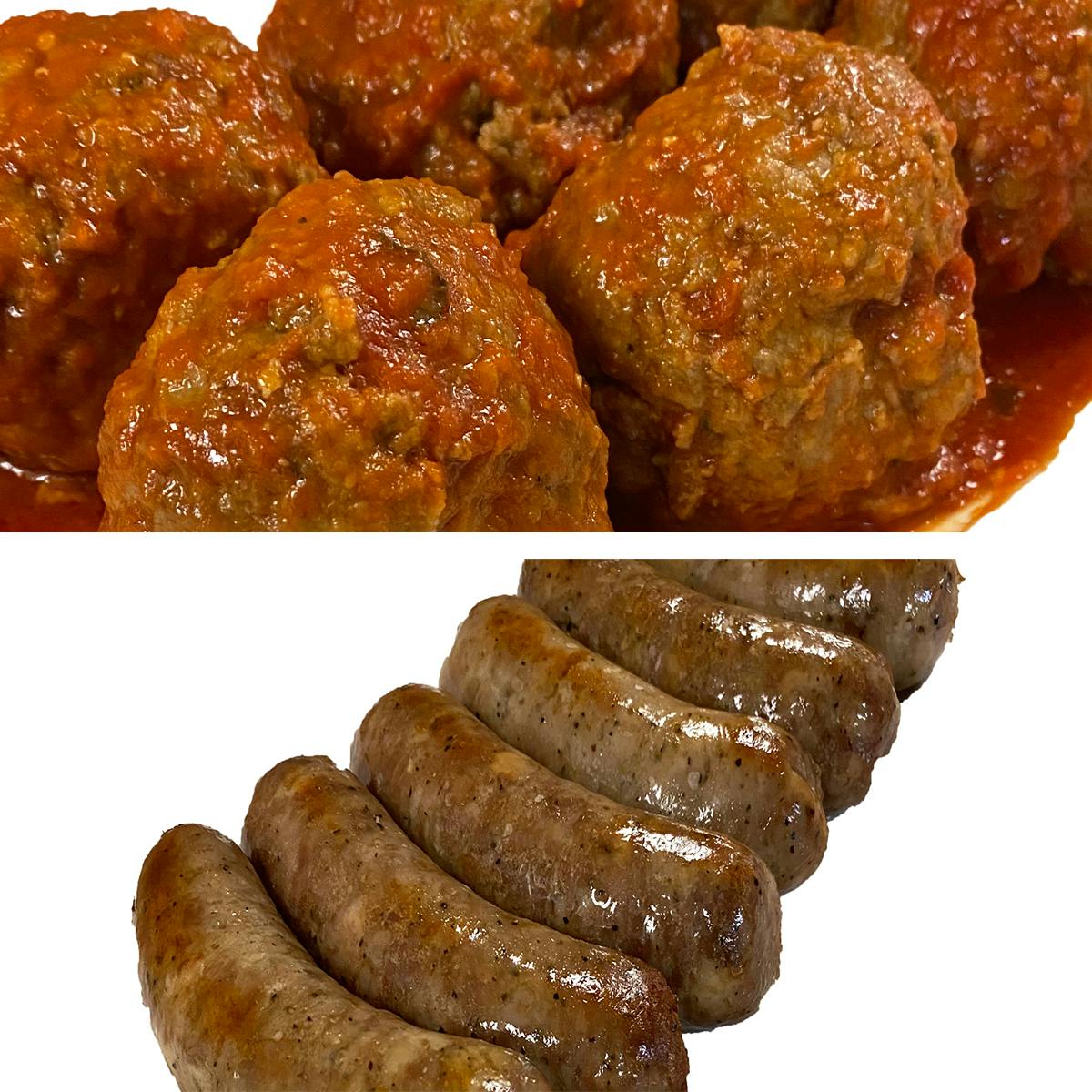 Meatballs + Sausage Combo - 12 Pack by Filomena Ristorante