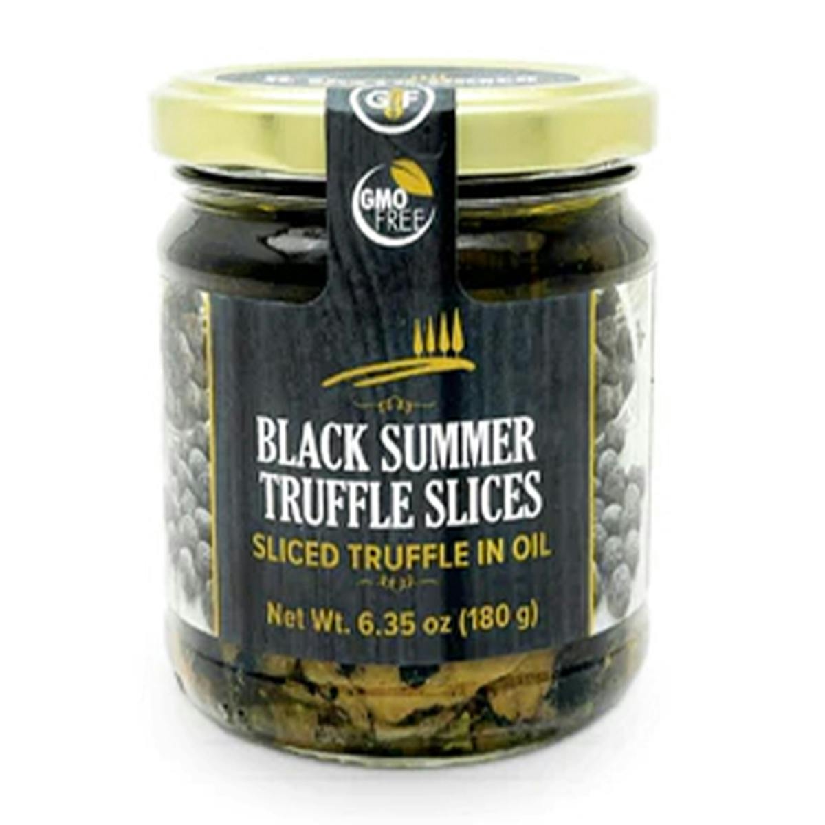 Black Summer Truffle Slices - 6.3 oz. by Filomena Ristorante