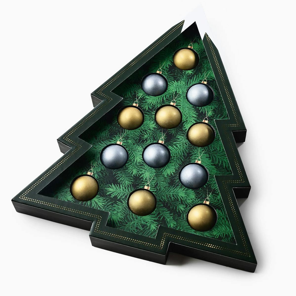 Christmas Tree Chocolate Truffle Gift Box by Compartés Chocolates - Alternate image 2