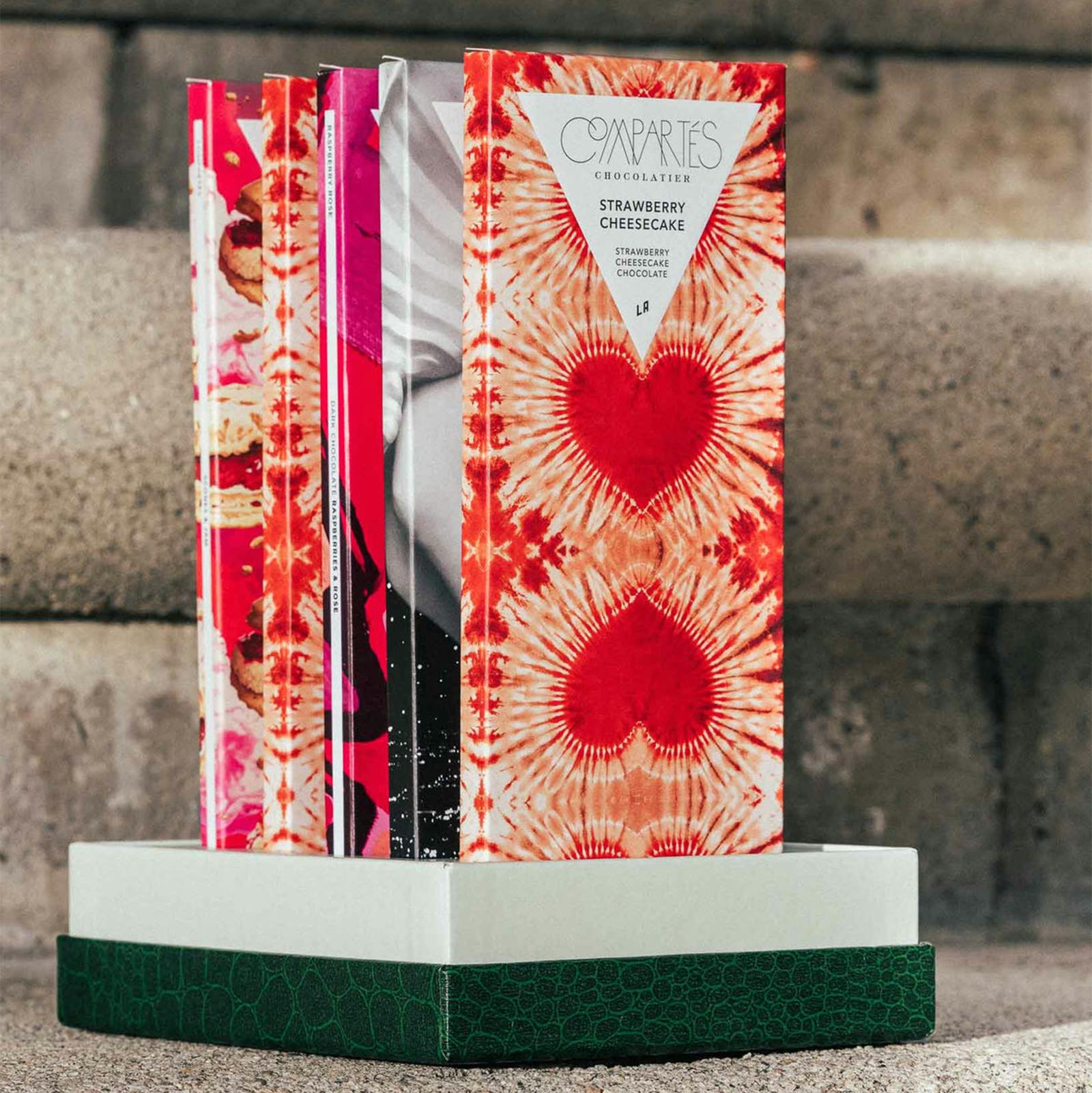 Gourmet Chocolate Bars Gift Box Trunk - 5 Pack by Compartés Chocolates - Alternate image 3