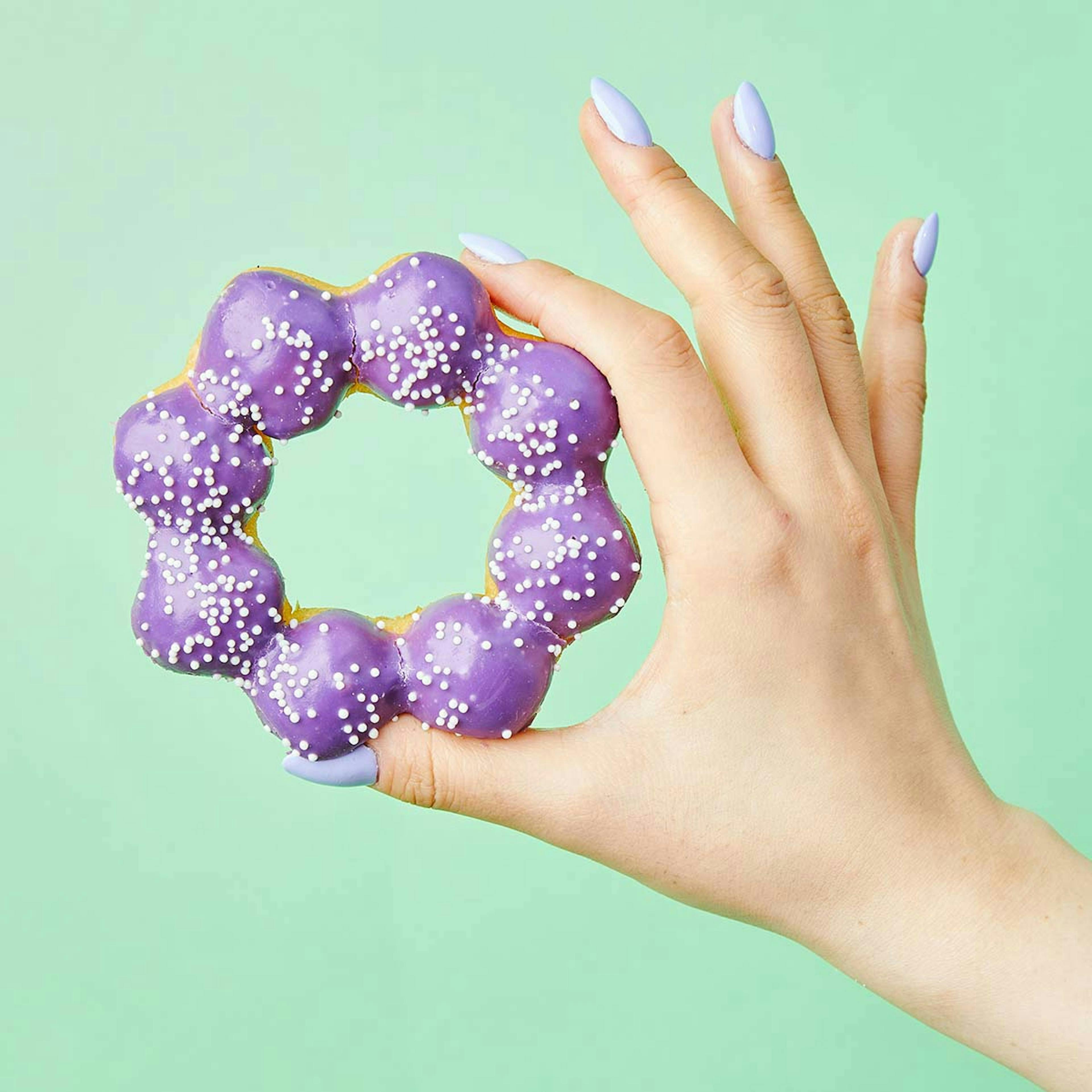 Ube Sweet Potato Mochi Donuts - 12 Pack by Mochi Mochi Donut - Alternate image 1