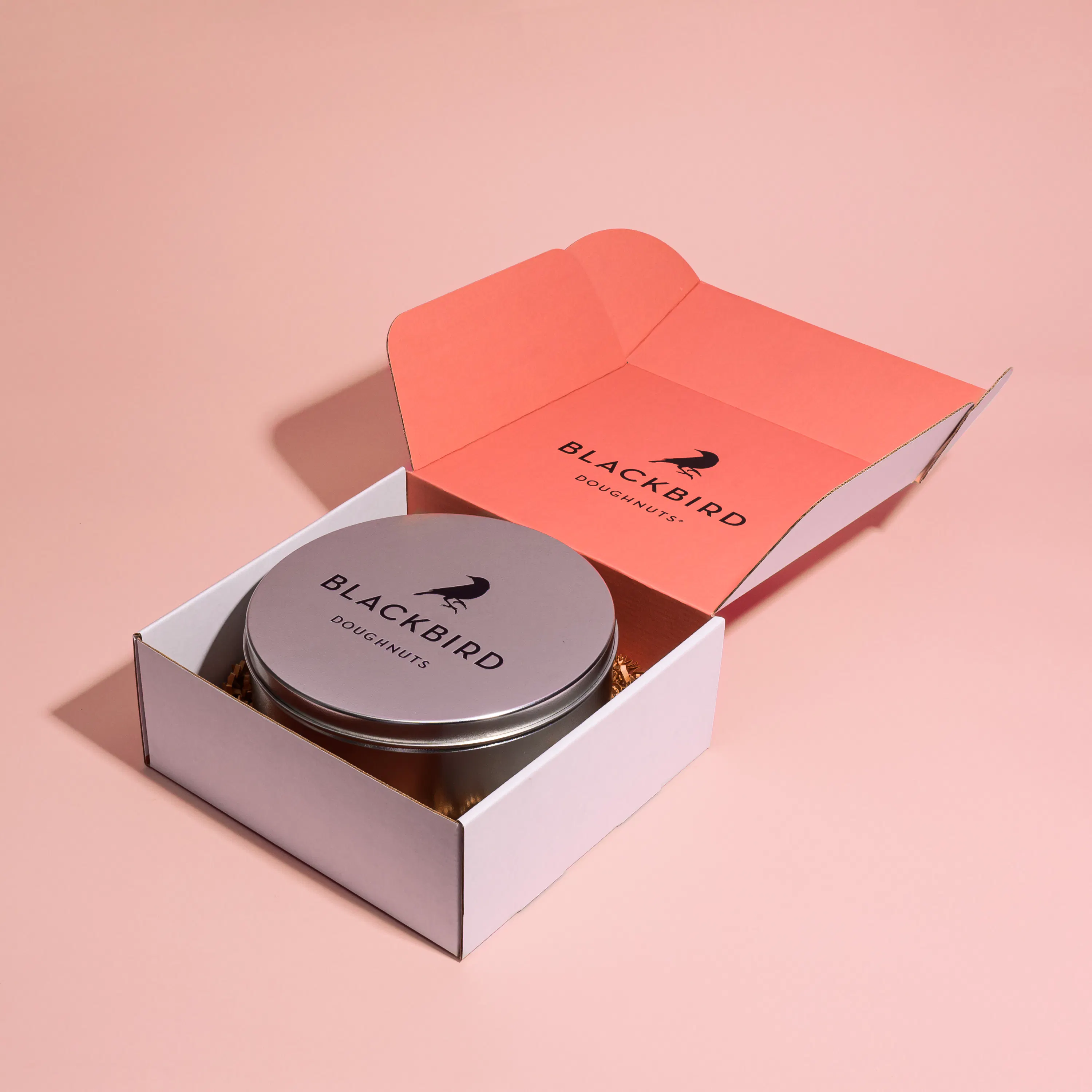 Mini Gingerbread Sprinkle Cake Doughnuts Gift Tin by Blackbird Doughnuts - Alternate image 3