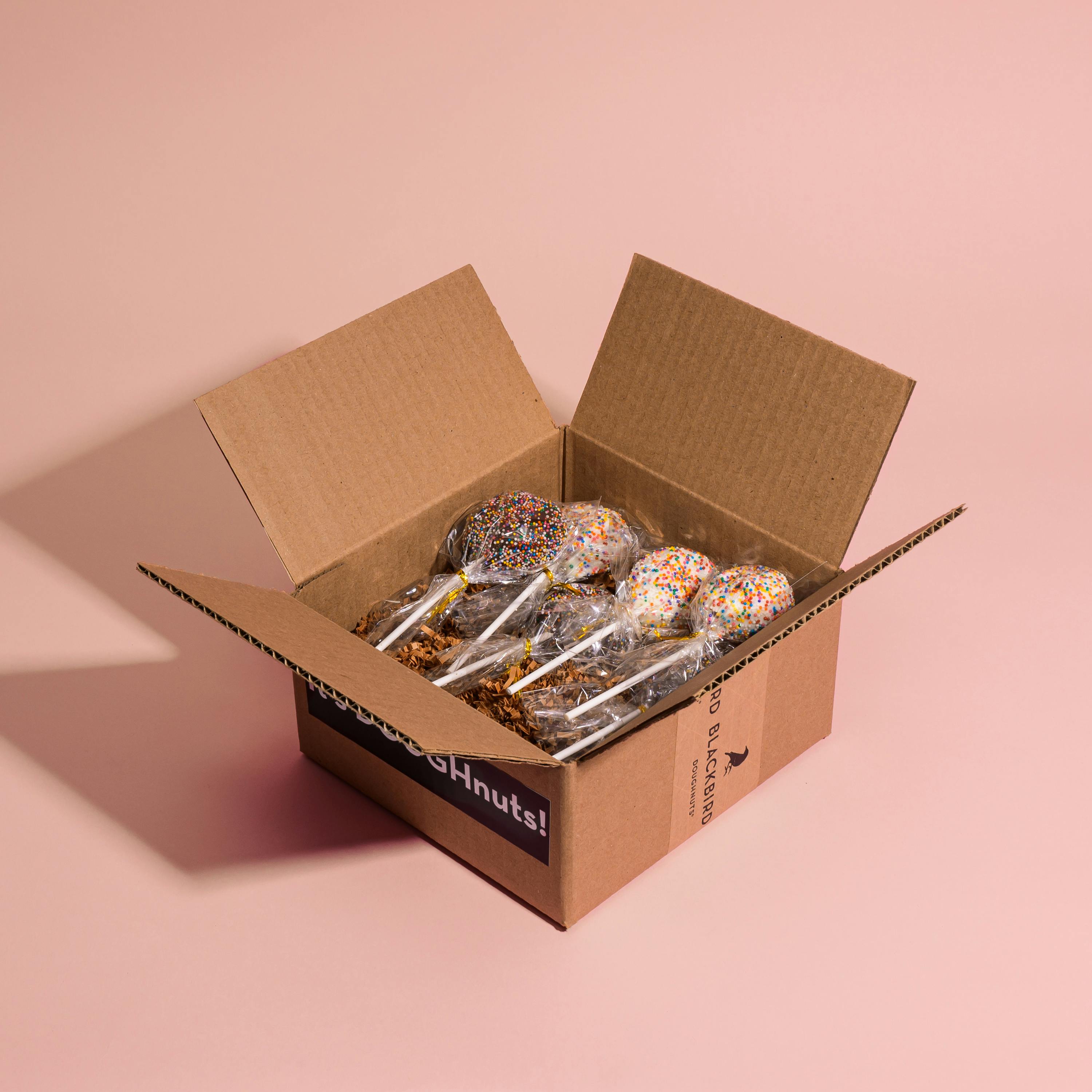 Assorted Chocolate-Covered Doughnut Cake Pops by Blackbird Doughnuts - Alternate image 1