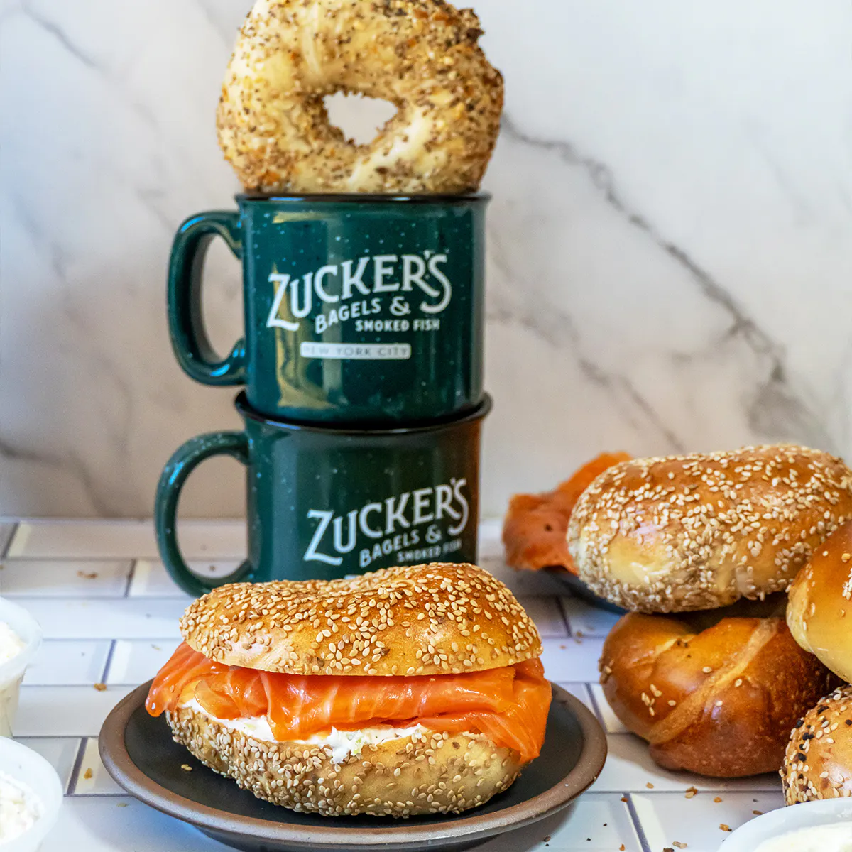 Holiday Bagel Brunch for 12 by Zucker's Bagels and Smoked Fish - Alternate image 1