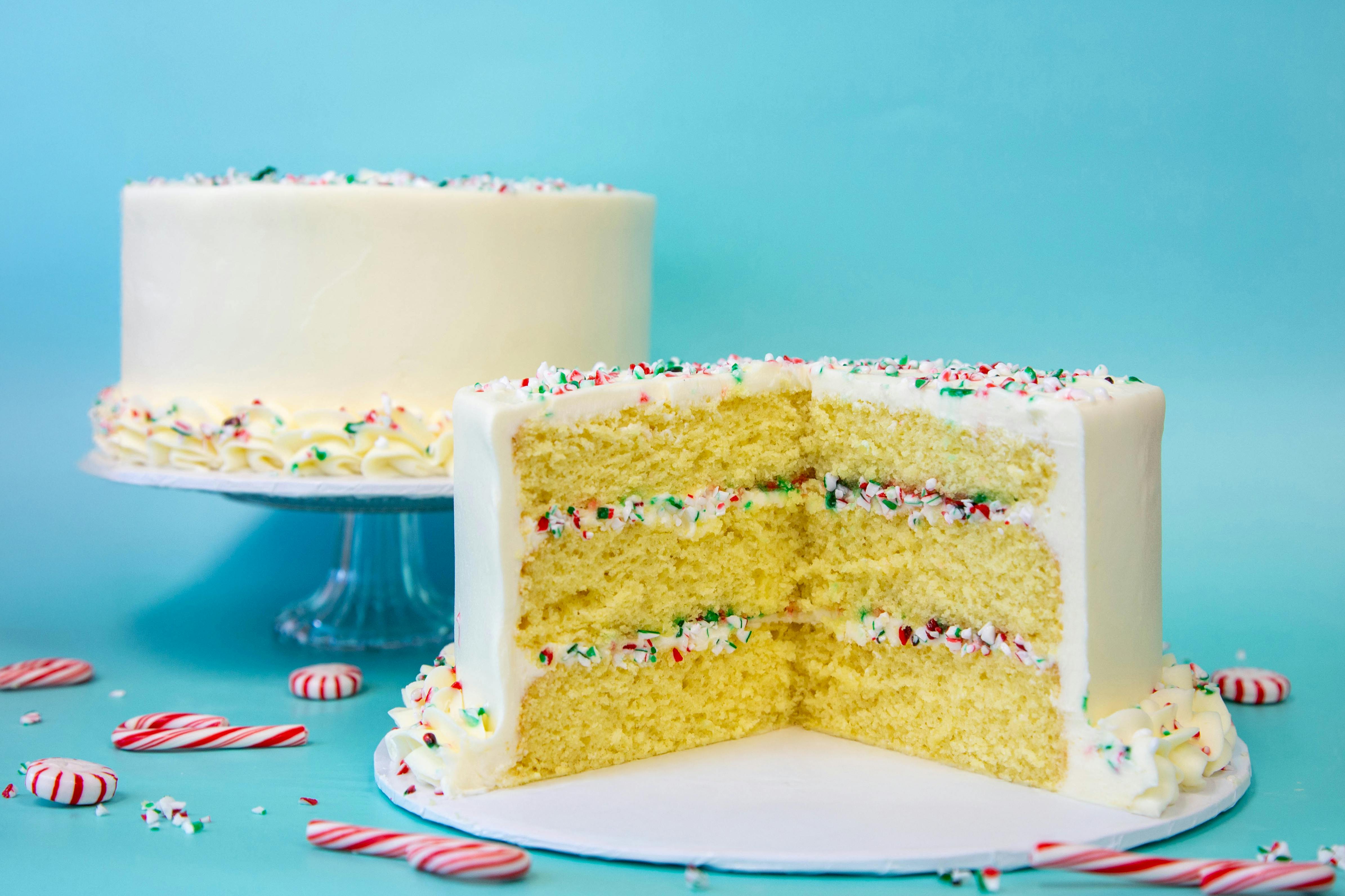 Christmas Candy Cane Cake by Edgar's Bakery - Alternate image 1