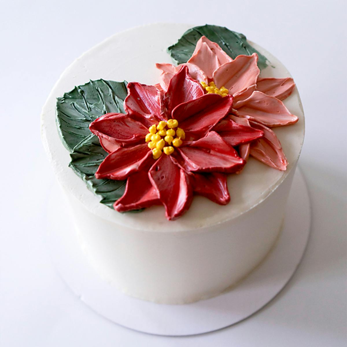 Holiday Floral Decorated Chocolate Cake by Miri Nadler Cakes - Alternate image 1