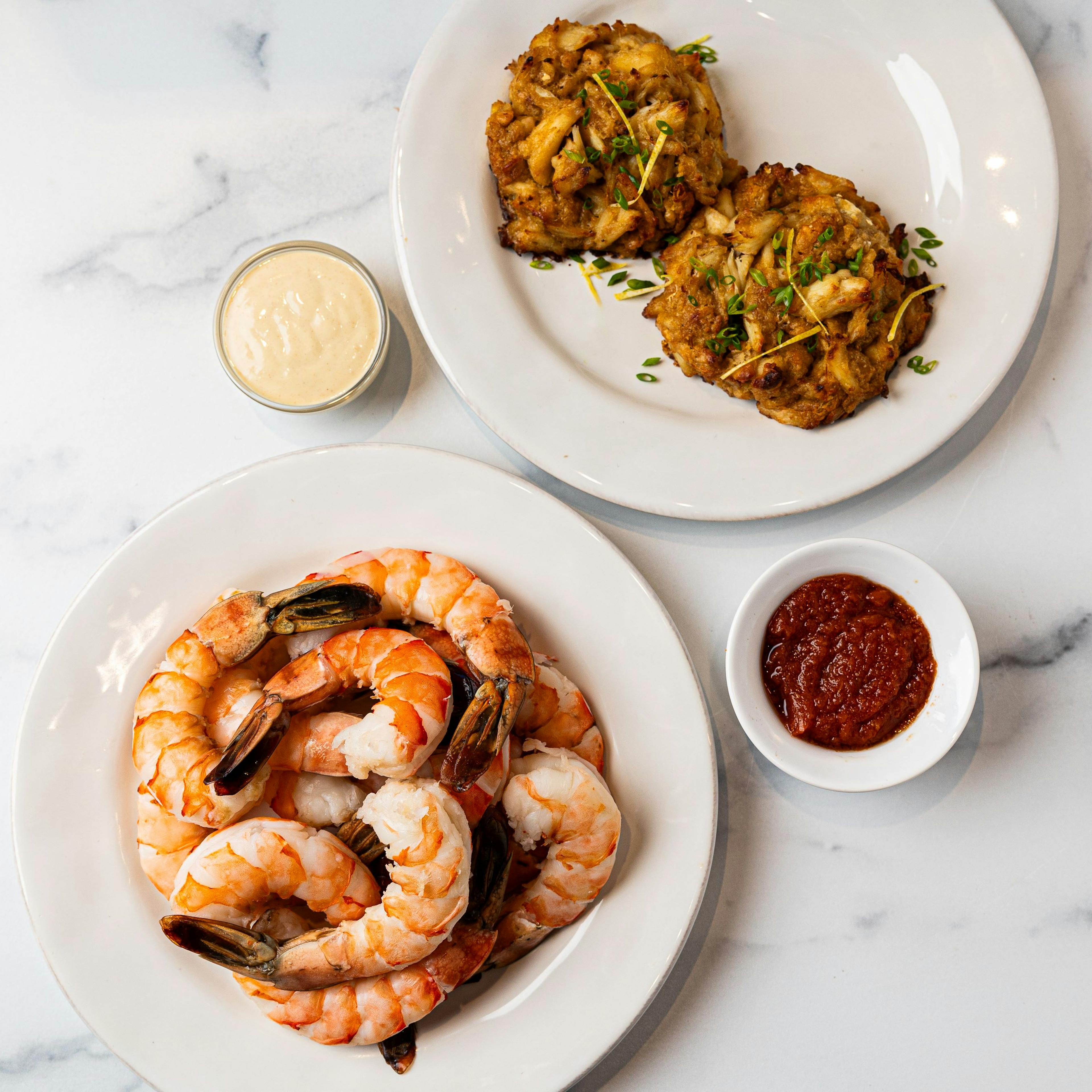 Crab Cakes + Shrimp Cocktail for 4-6 by Legal Sea Foods