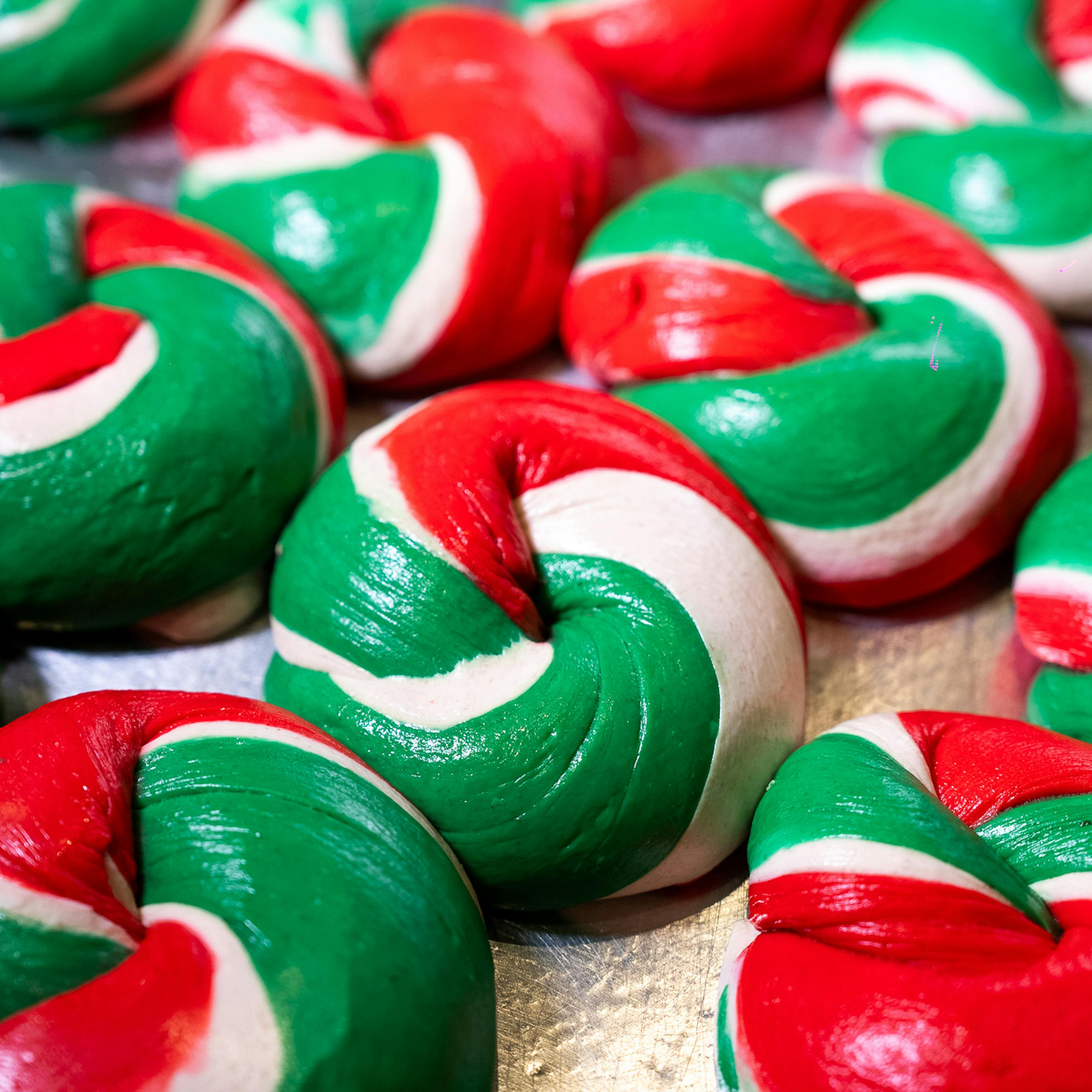 Candy Cane Bagels - 1 Dozen by Pop's Bagels - Alternate image 4