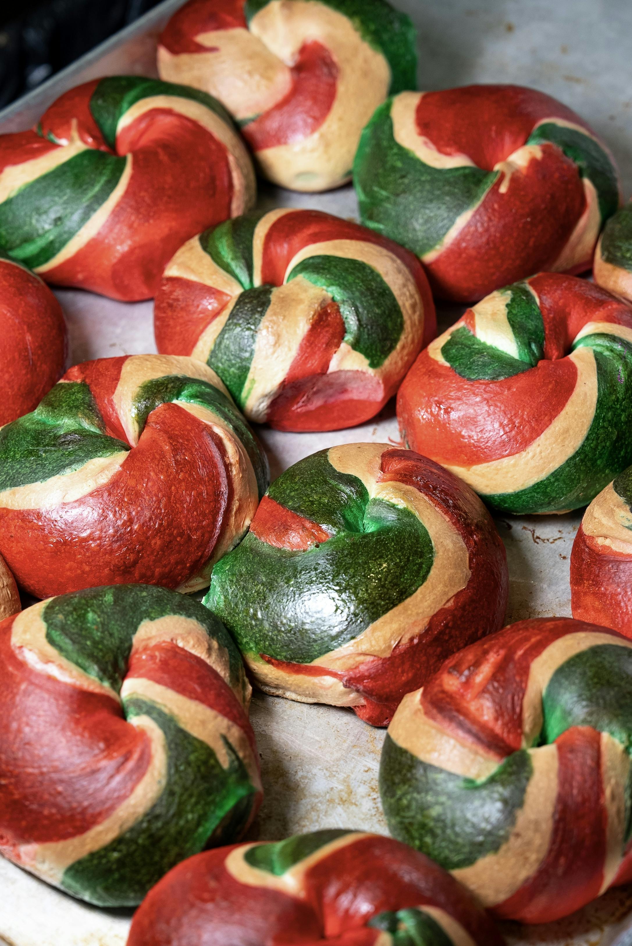 Candy Cane Bagels - 1 Dozen by Pop's Bagels - Alternate image 3