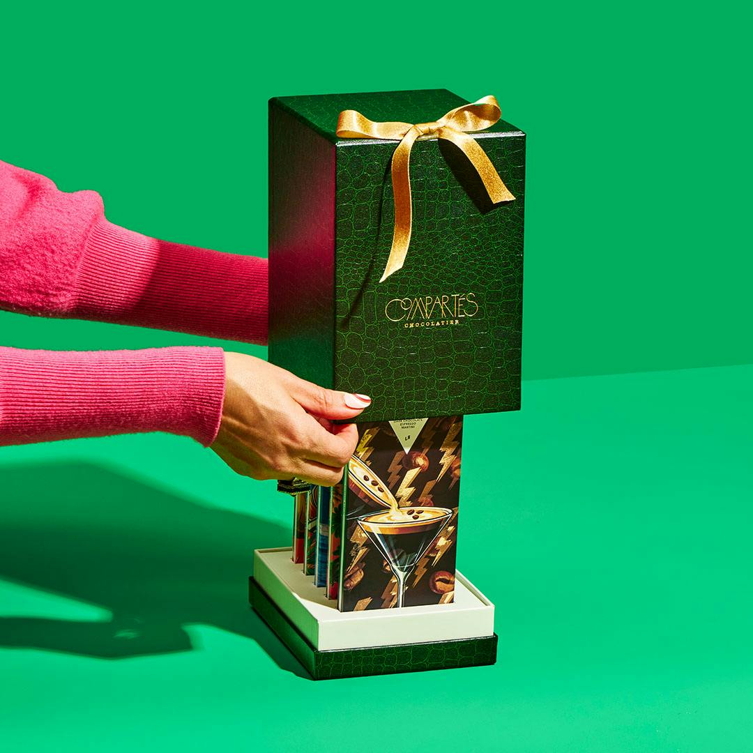 Gourmet Chocolate Bars Gift Box Trunk - 5 Pack by Compartés Chocolates