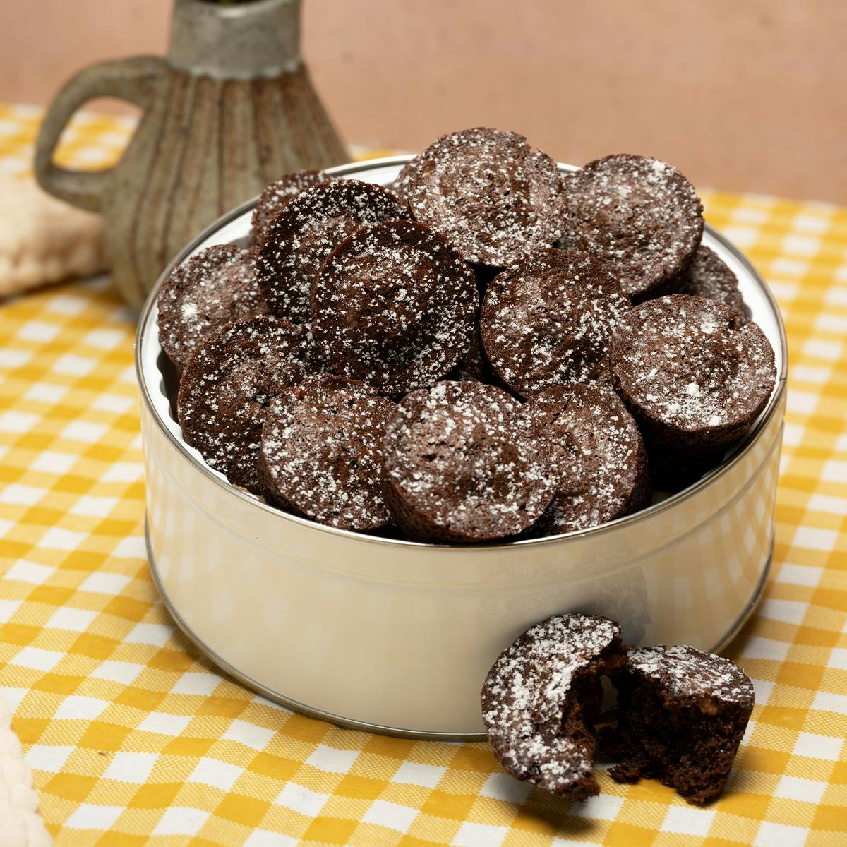 Vegan Walnut Brownie Tin by Homeboy Bakery