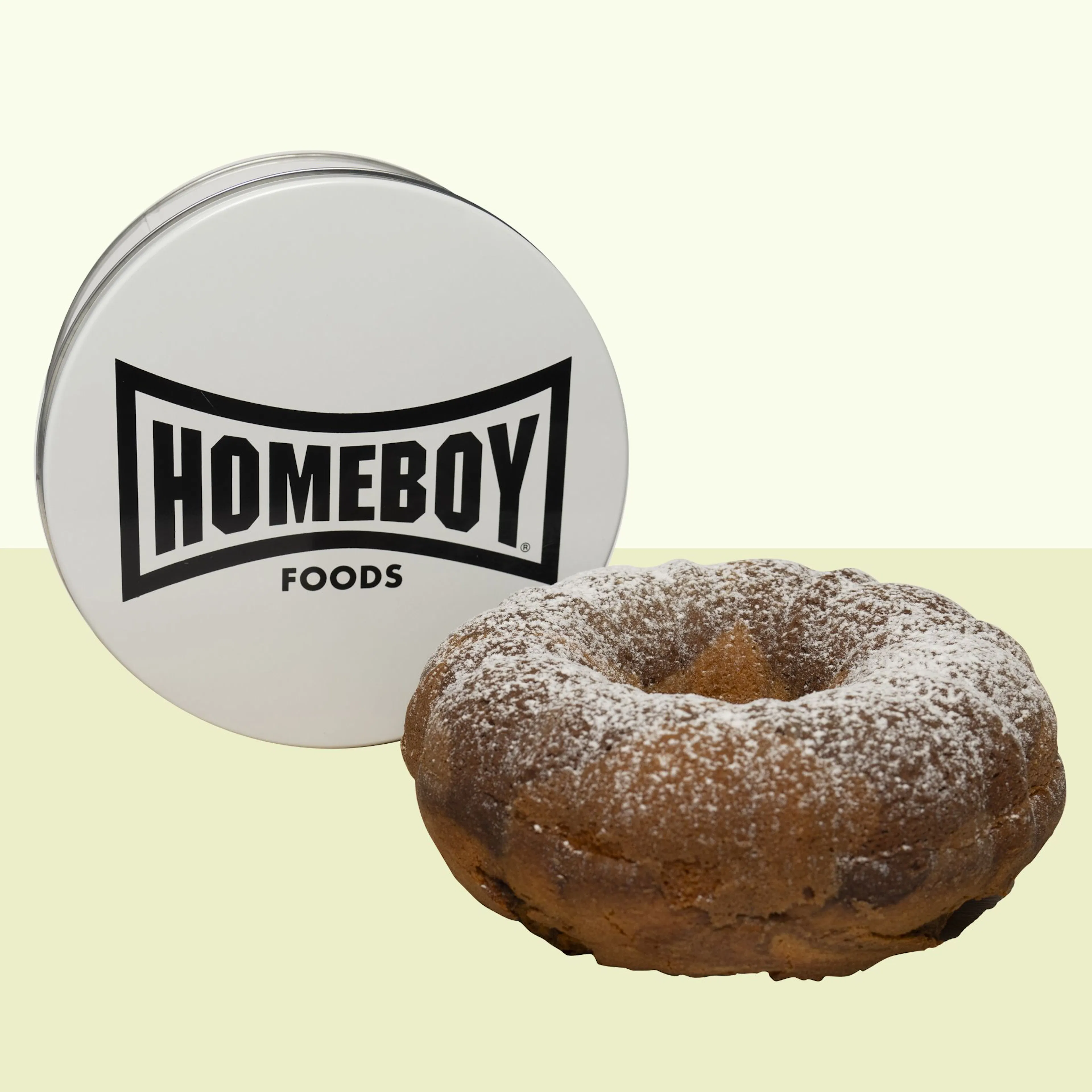 Holiday Marble Ring Cake by Homeboy Bakery