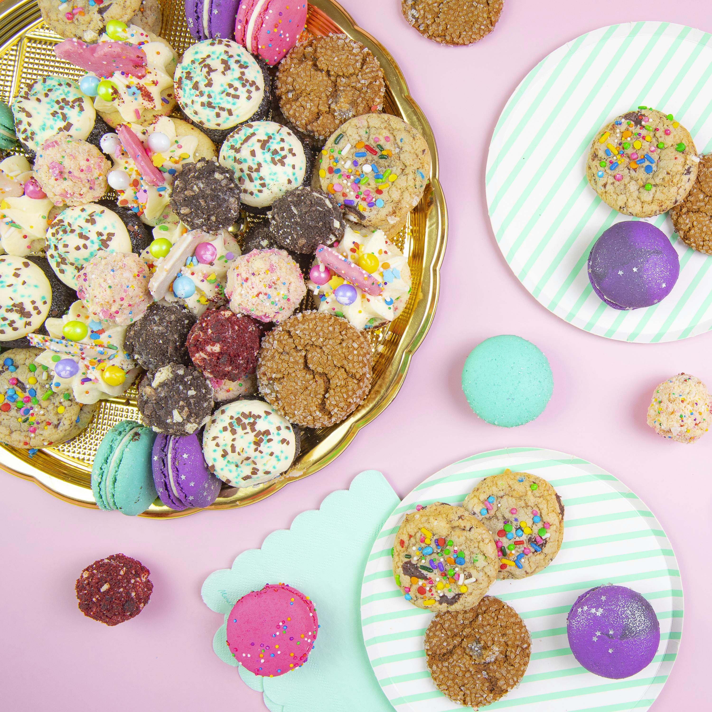 Perfect Party Dessert Platter by Trophy Cupcakes