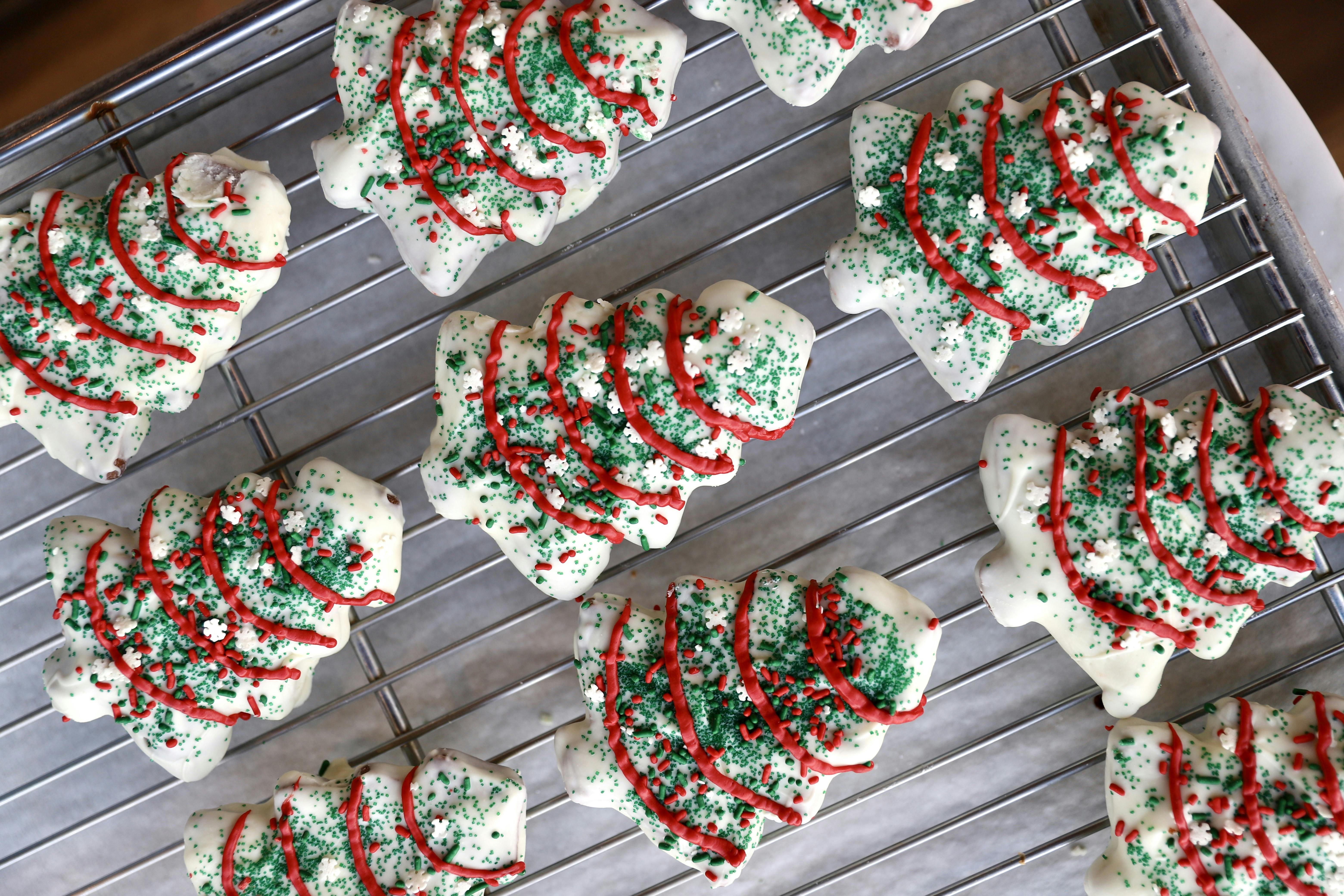 Sugar Cookie Holiday Tree Donuts - 12 Pack by Stan's Donuts - Alternate image 2