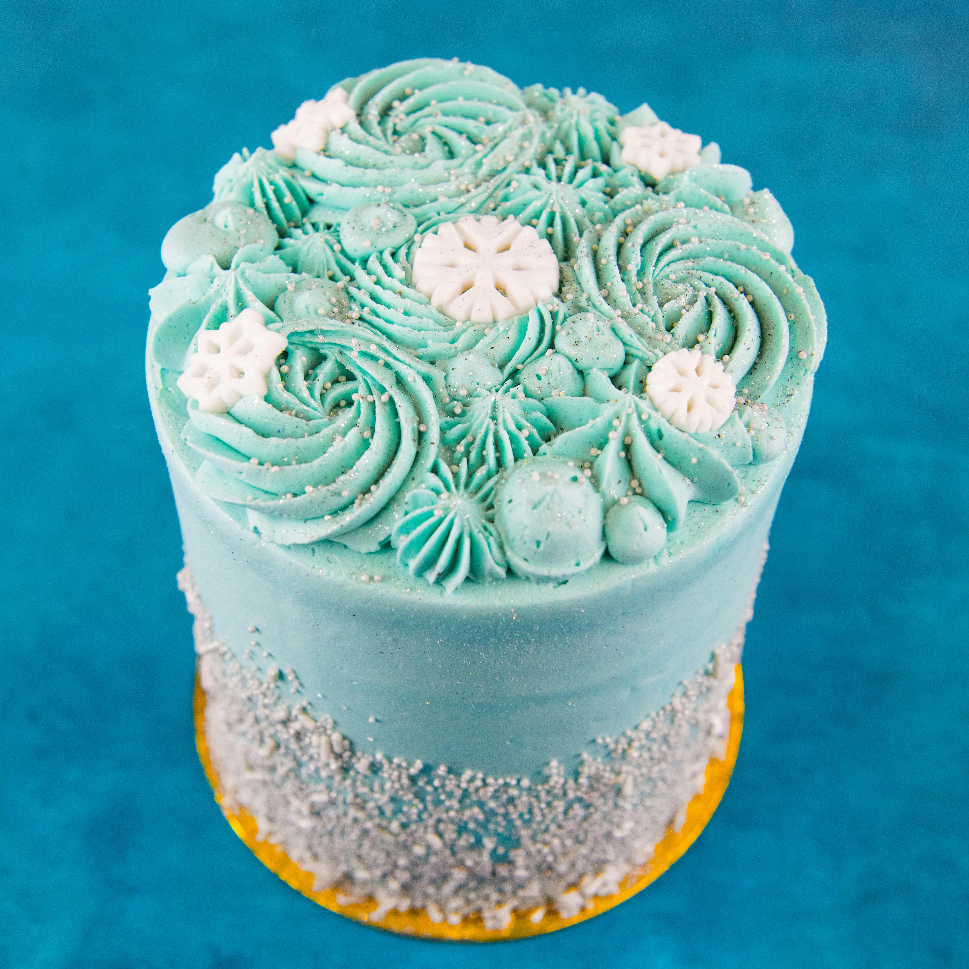 Let It Snow Cake by Trophy Cupcakes