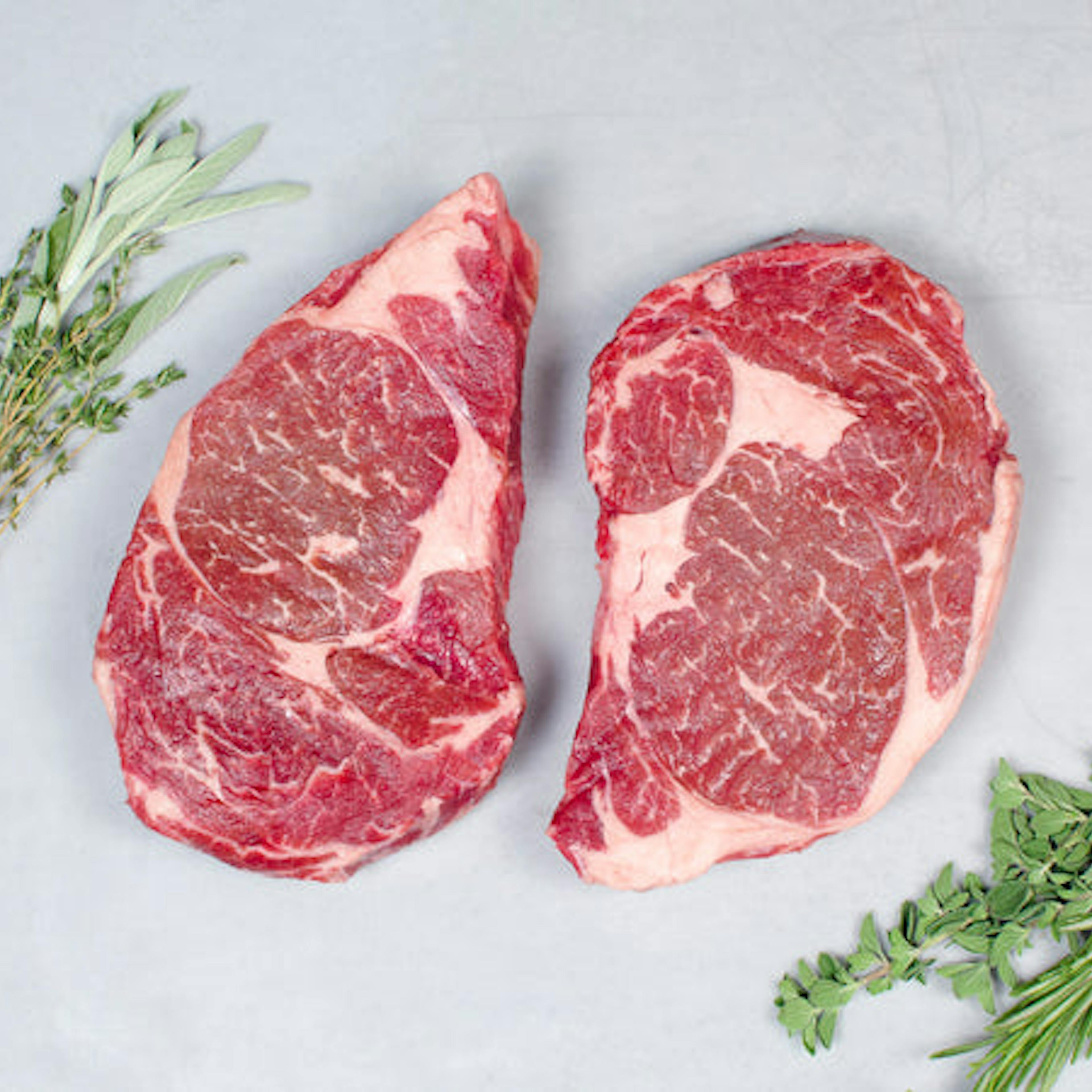 Akaushi Wagyu Boneless Ribeyes + NY Strip Steaks by Heritage Foods - Alternate image 3