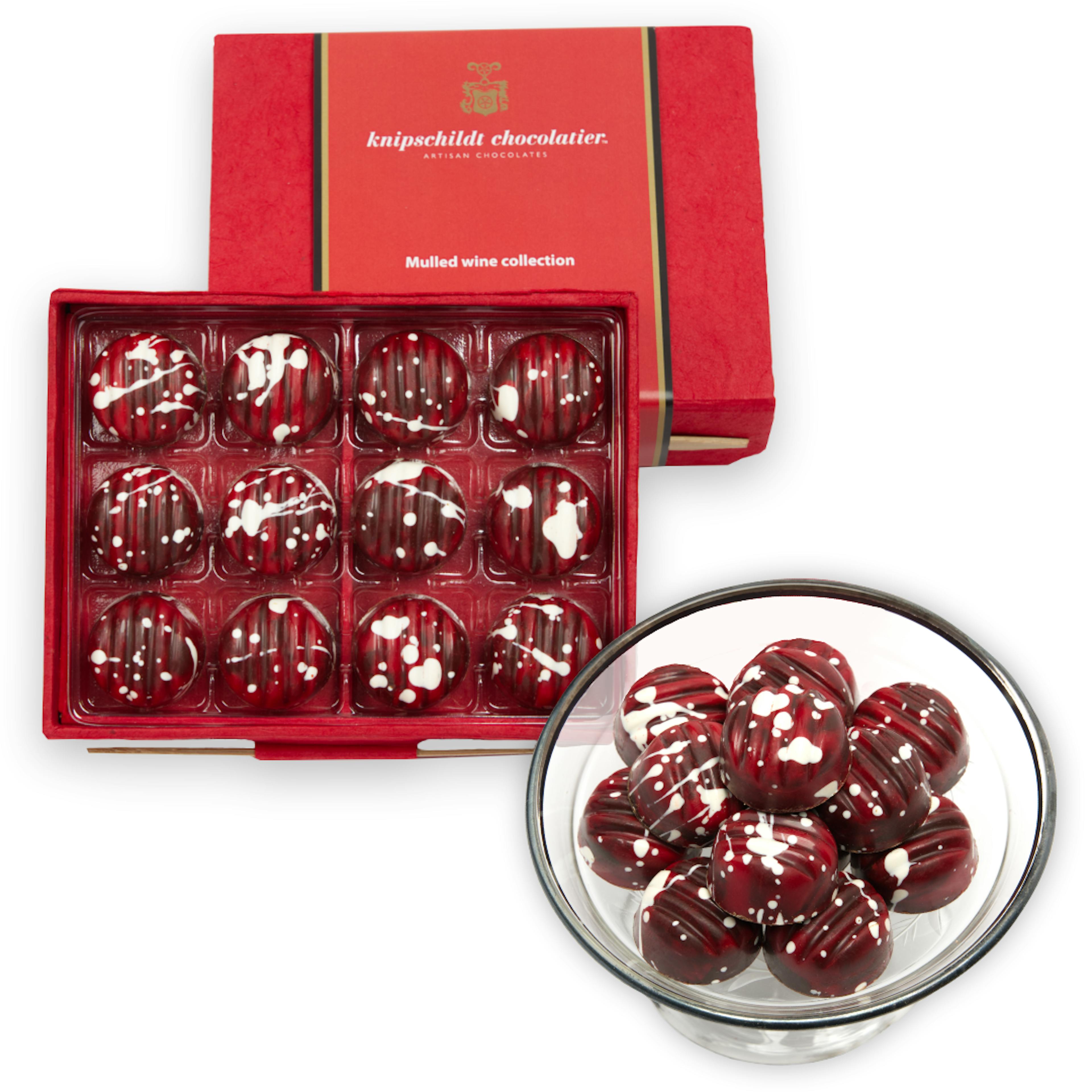 Mulled Wine Collection Chocolates - 12 Piece by Knipschildt Chocolatier - Alternate image 2
