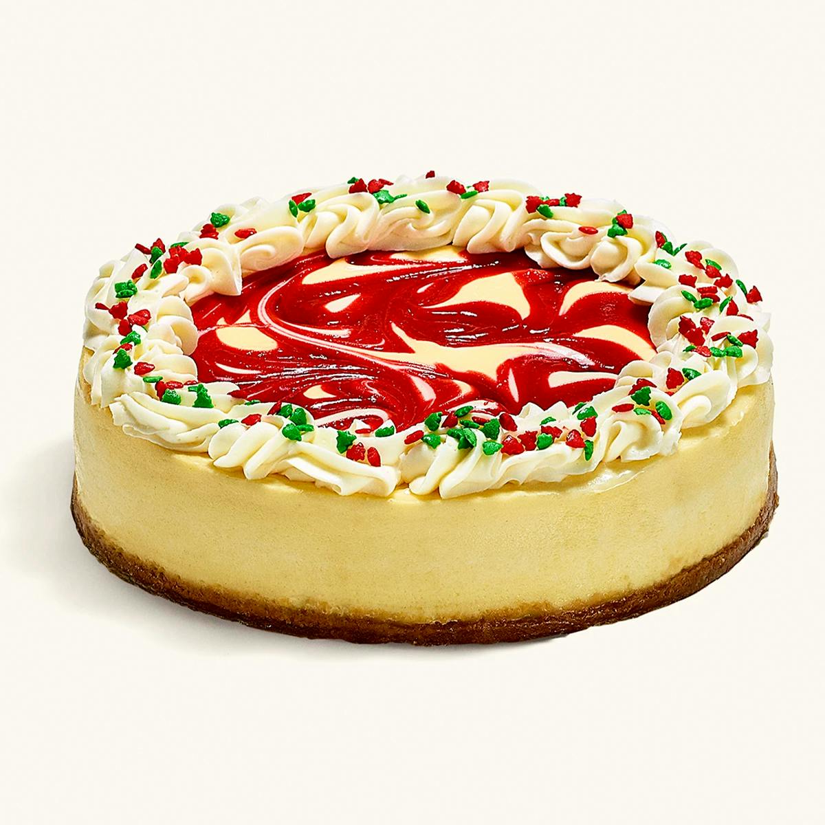 Special Edition Strawberry Christmas Cheesecake by Junior's Cheesecake