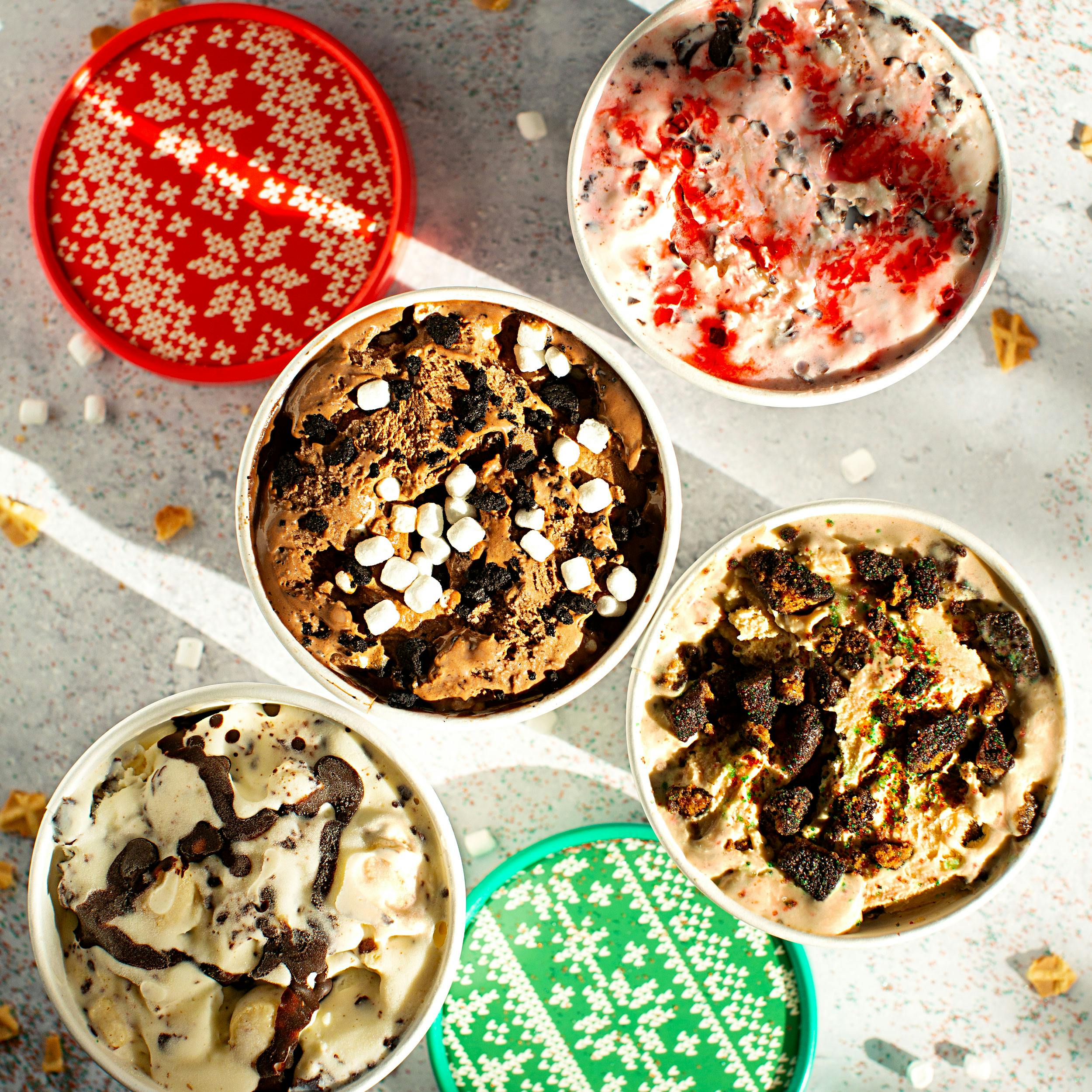 Gelato Holiday Sampler - 4 Pints by Dolcezza Gelato