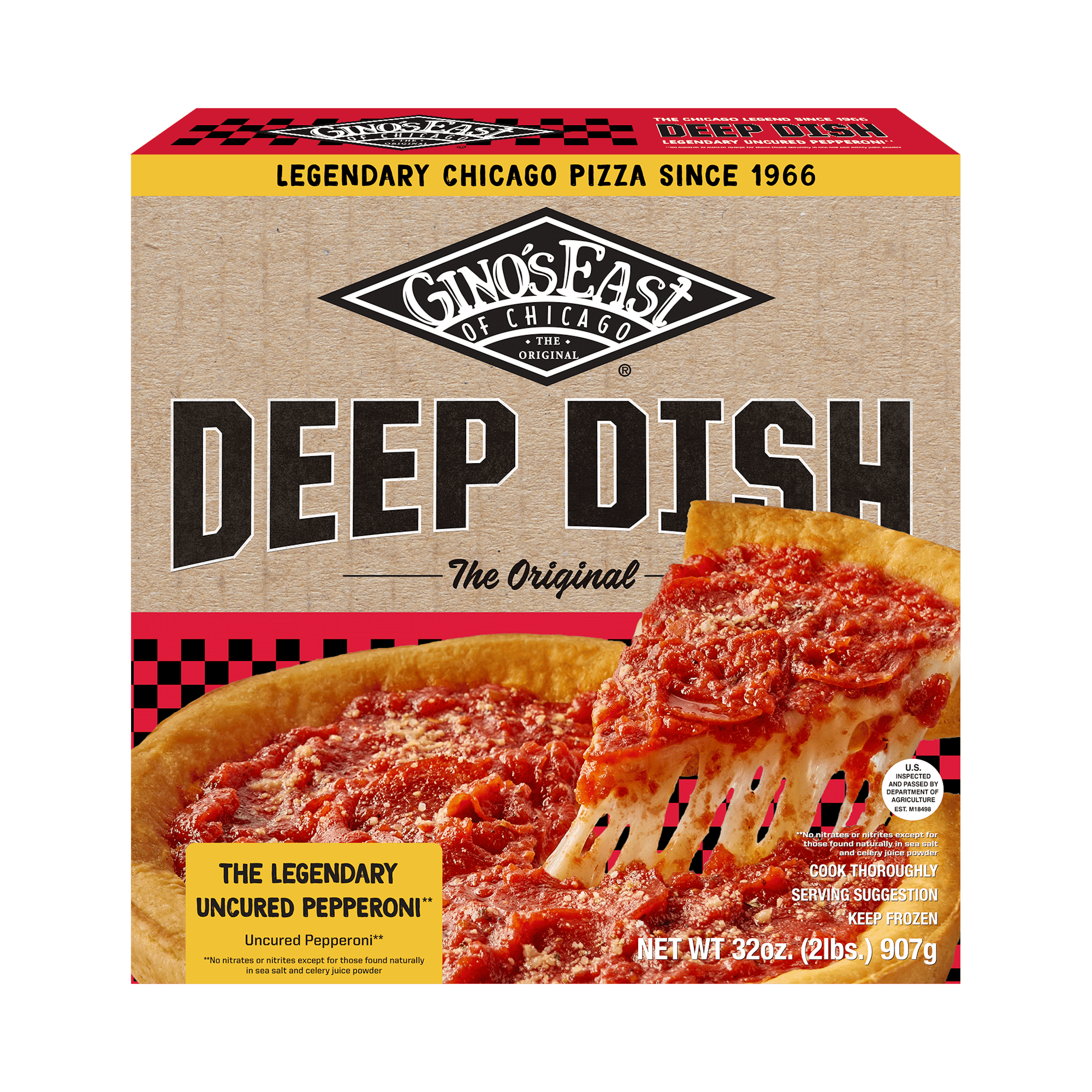 Chicago Deep Dish Pepperoni Pizza Box - 3 Pack by Gino's East - Alternate image 3