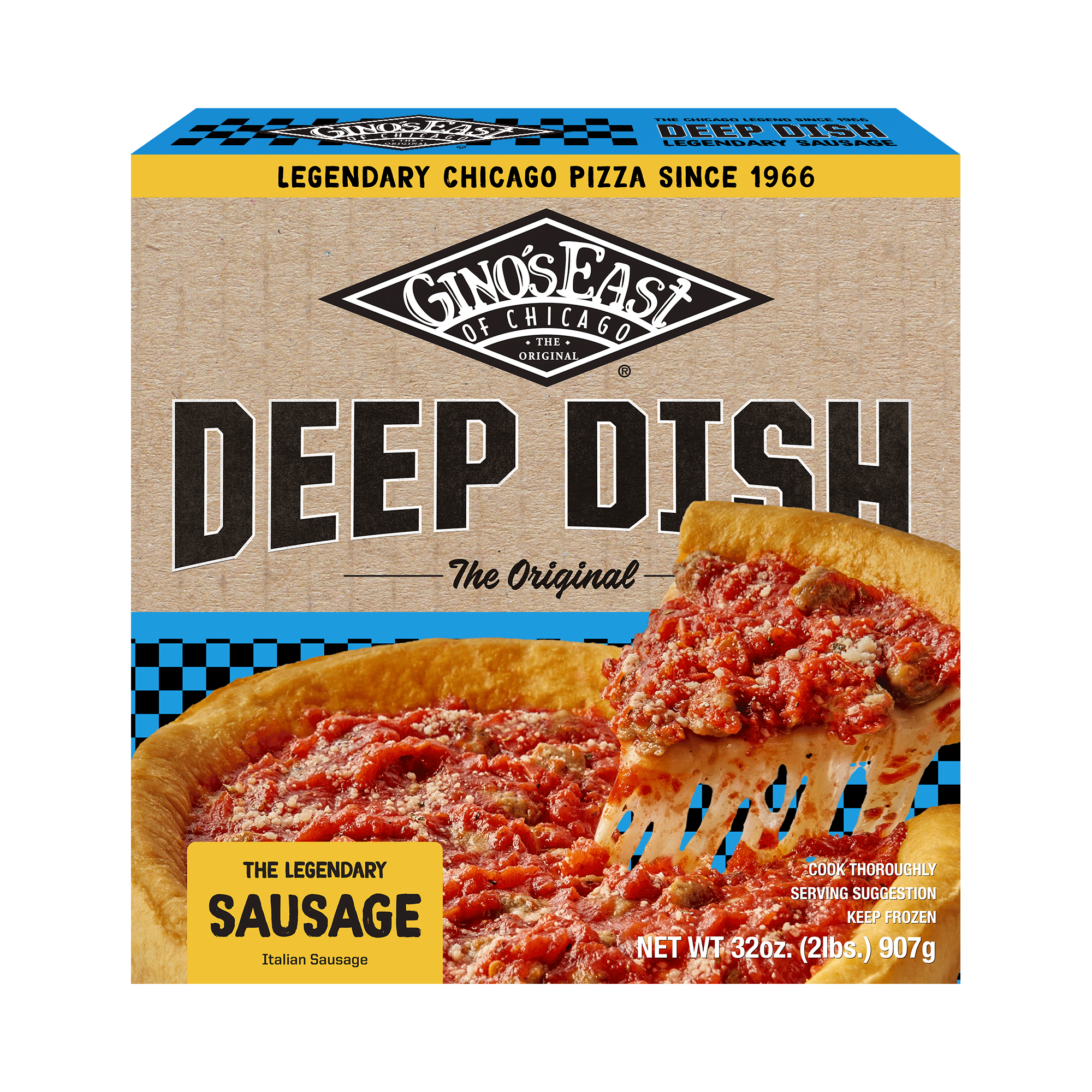Chicago Deep Dish Crumbled Sausage Pizza Box - 3 Pack by Gino's East - Alternate image 4