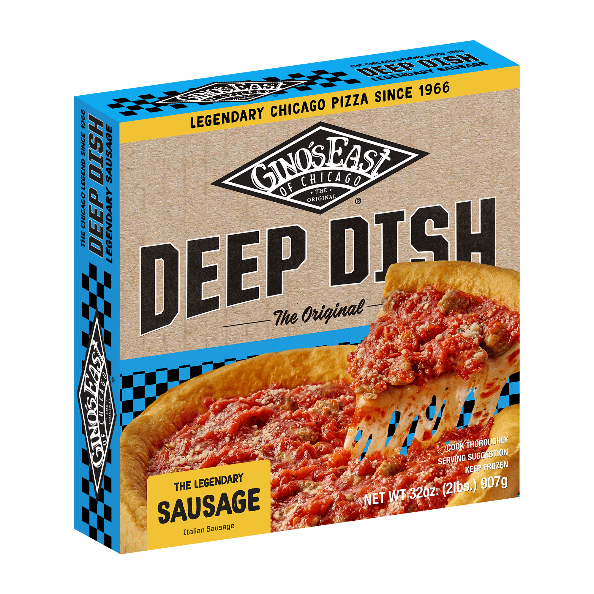 Chicago Deep Dish Crumbled Sausage Pizza Box - 3 Pack by Gino's East - Alternate image 5