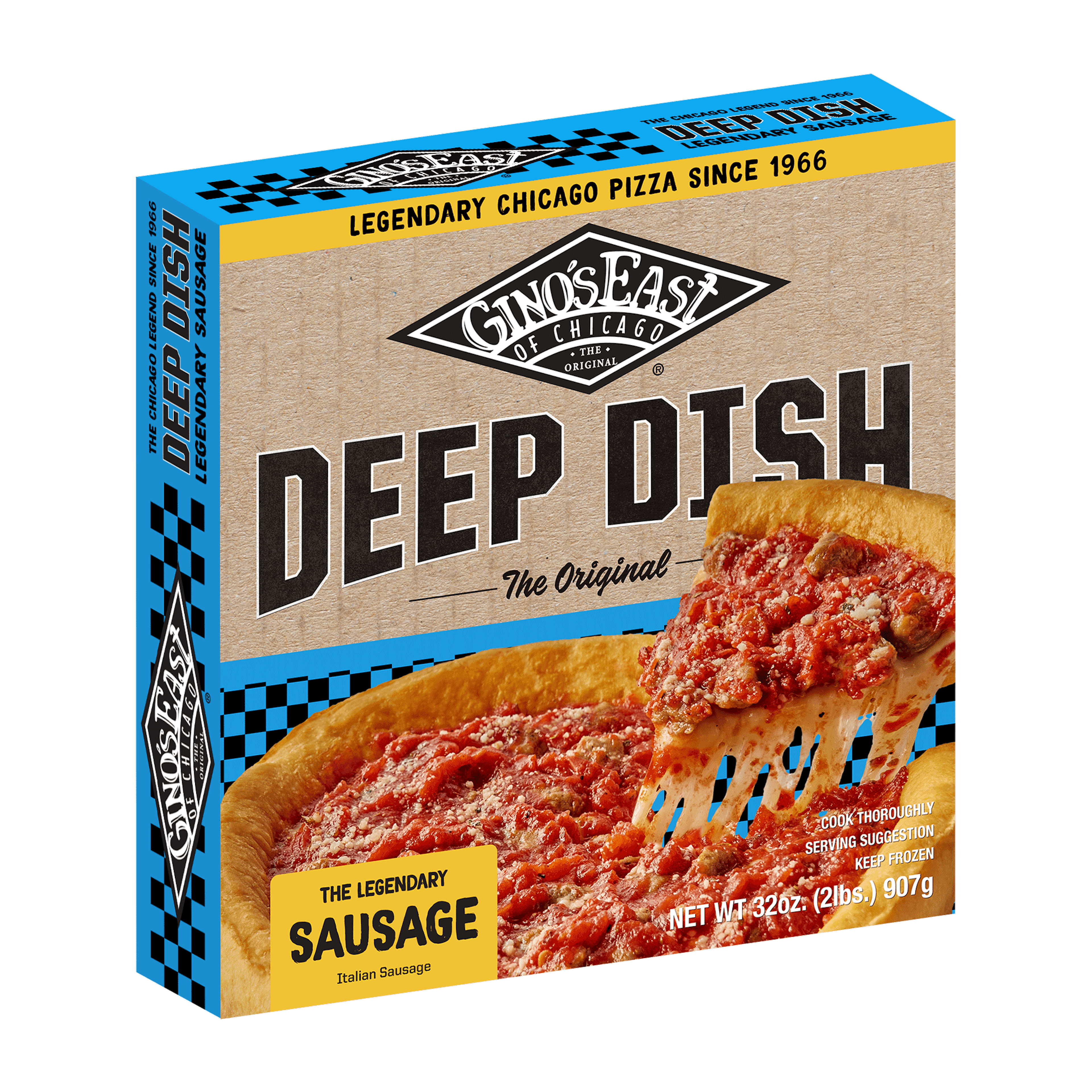 Chicago Deep Dish Crumbled Sausage Pizza Box - 3 Pack by Gino's East - Alternate image 5