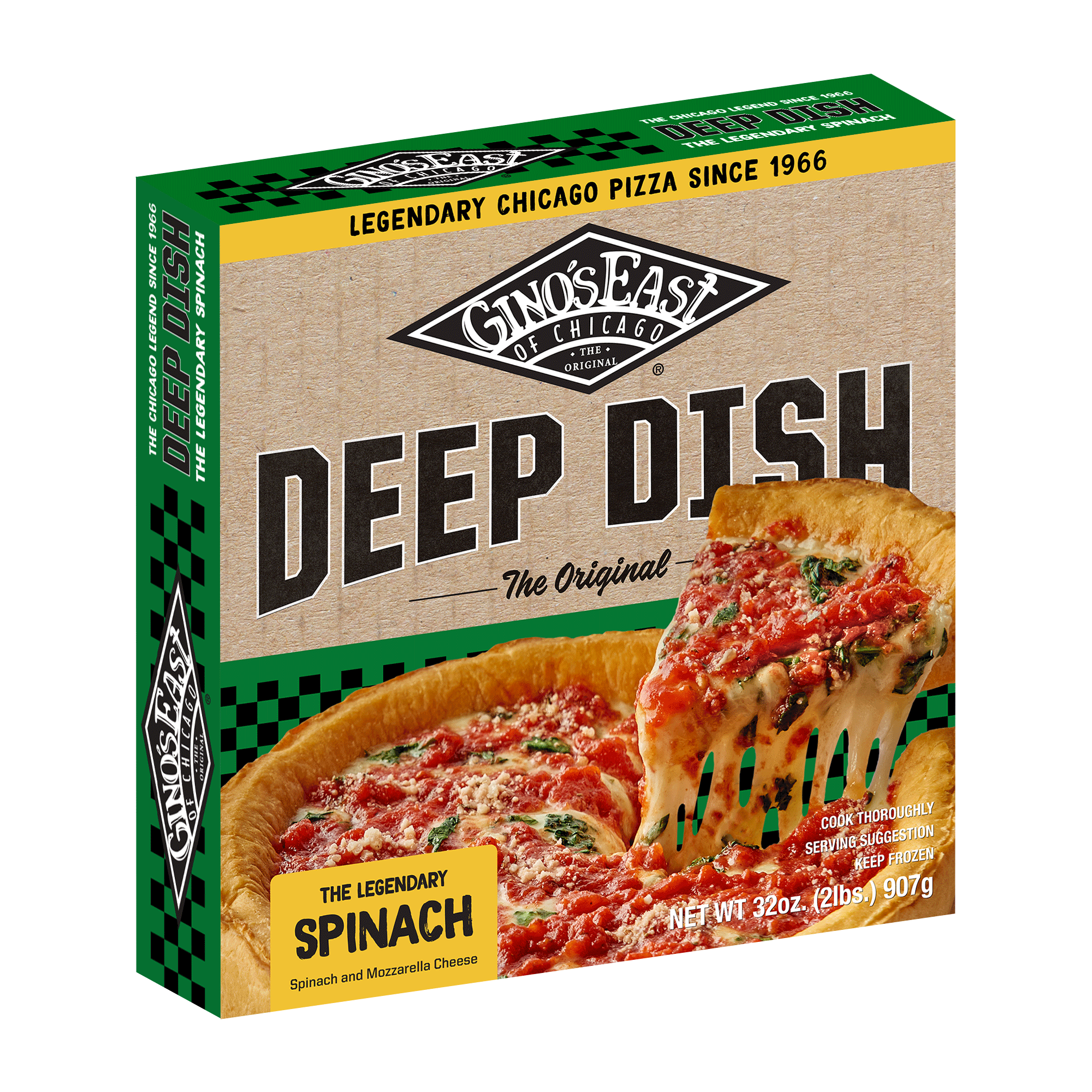 Chicago Deep Dish Spinach Pizza Box - 3 Pack by Gino's East - Alternate image 4