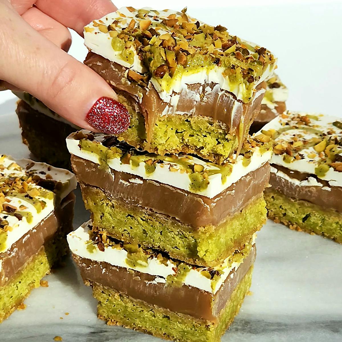 New Year's Eve Dubai Pistachio Shortbread - Choose Your Own by Shortbread Society - Alternate image 4