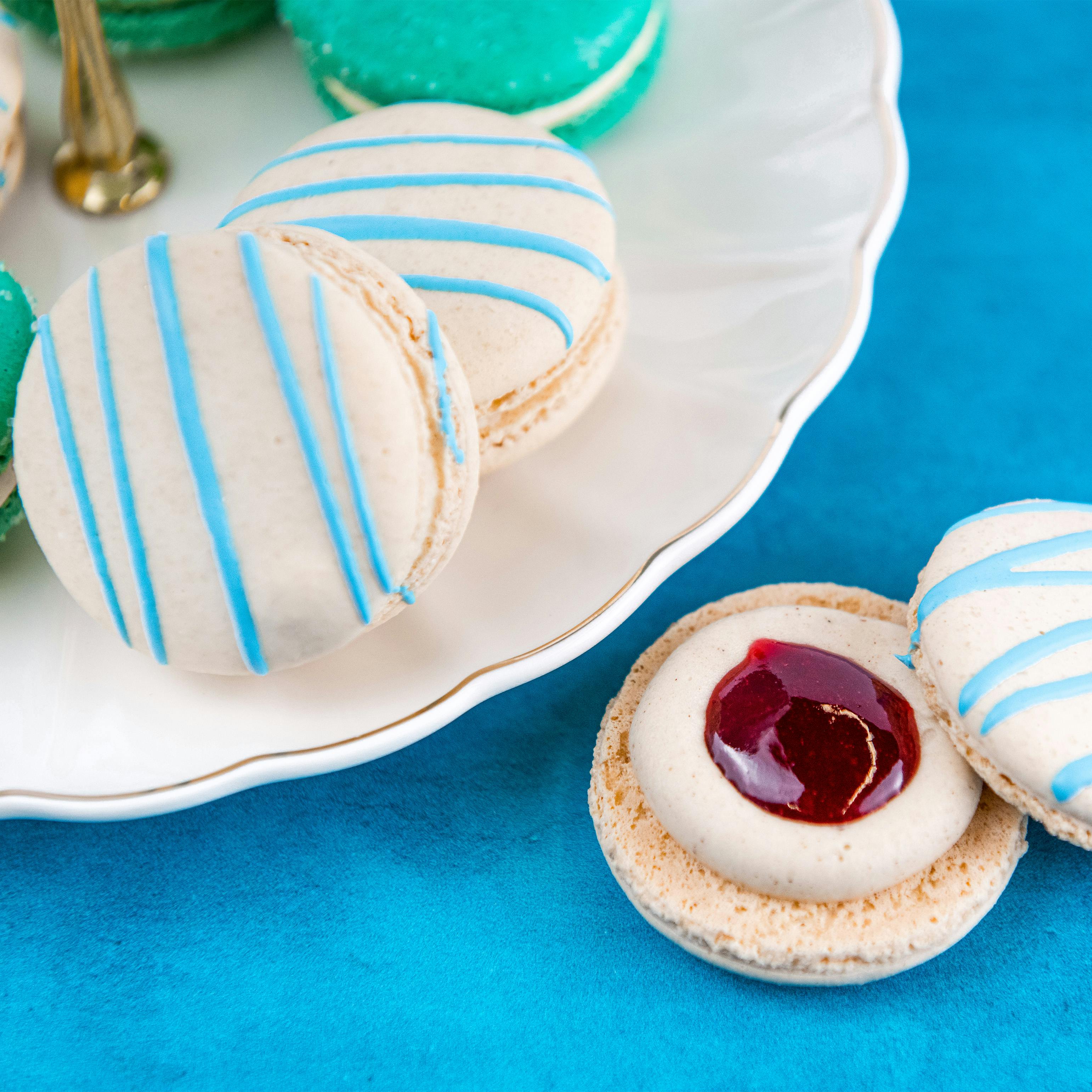 Hanukkah Macarons - 12 Pack by Trophy Cupcakes - Alternate image 1