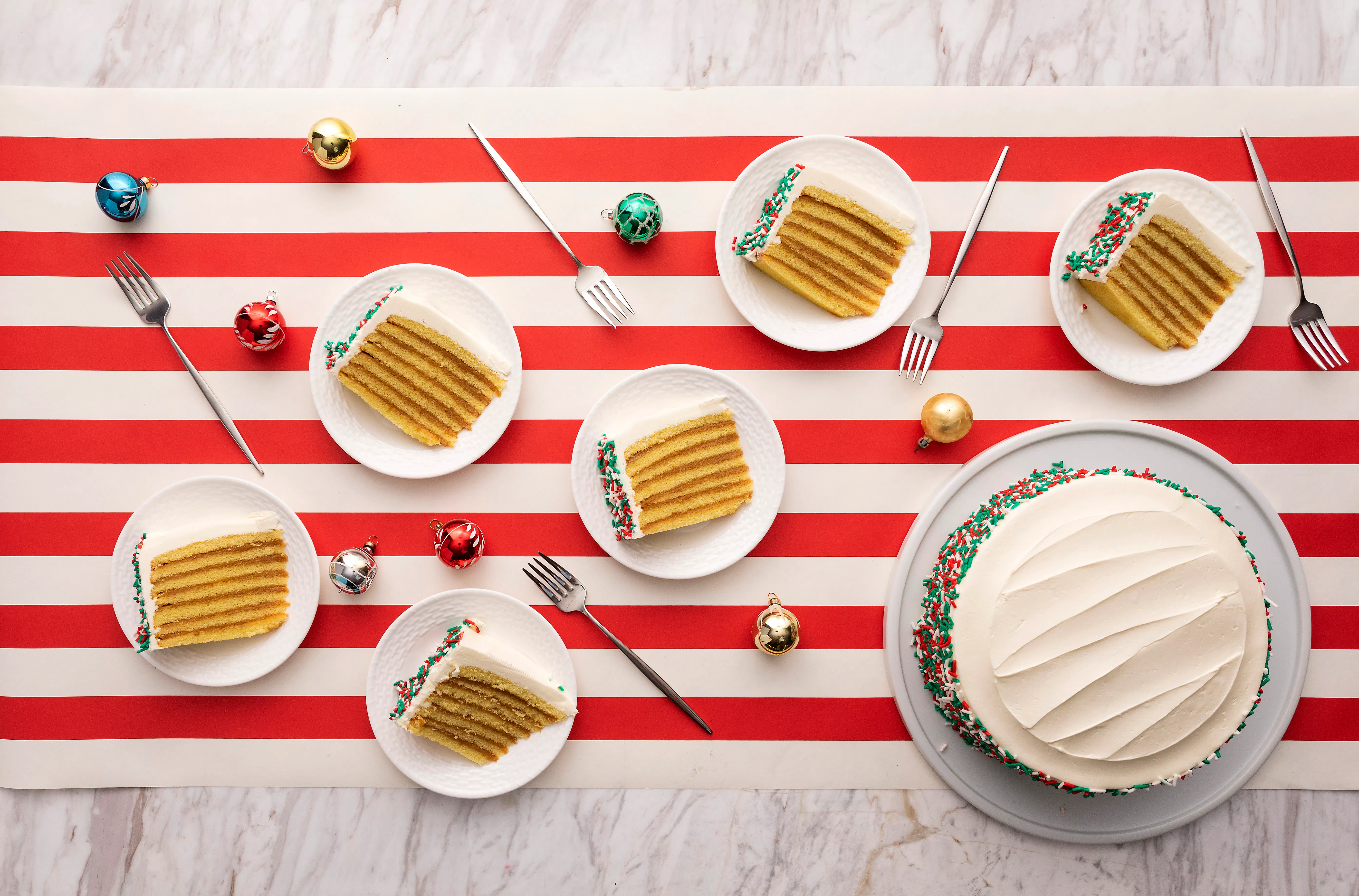 7-Layer Christmas Caramel Cake by Caroline's Cakes - Alternate image 2