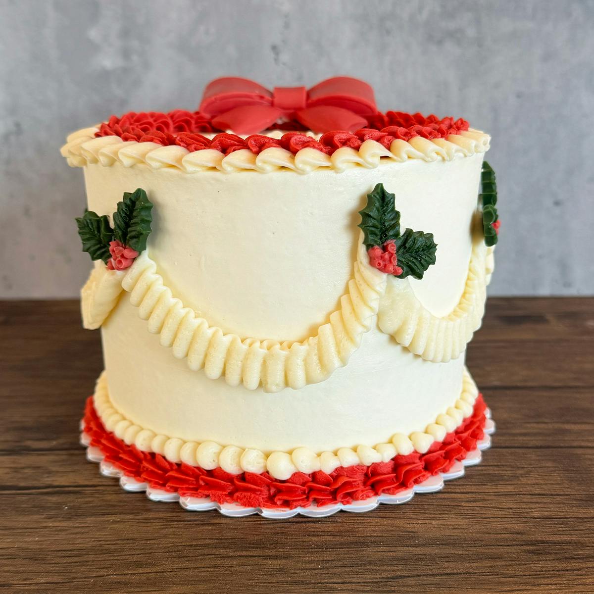 "Vintage Christmas" Biscoff Cookie Cake by Nadia Cakes - Alternate image 3